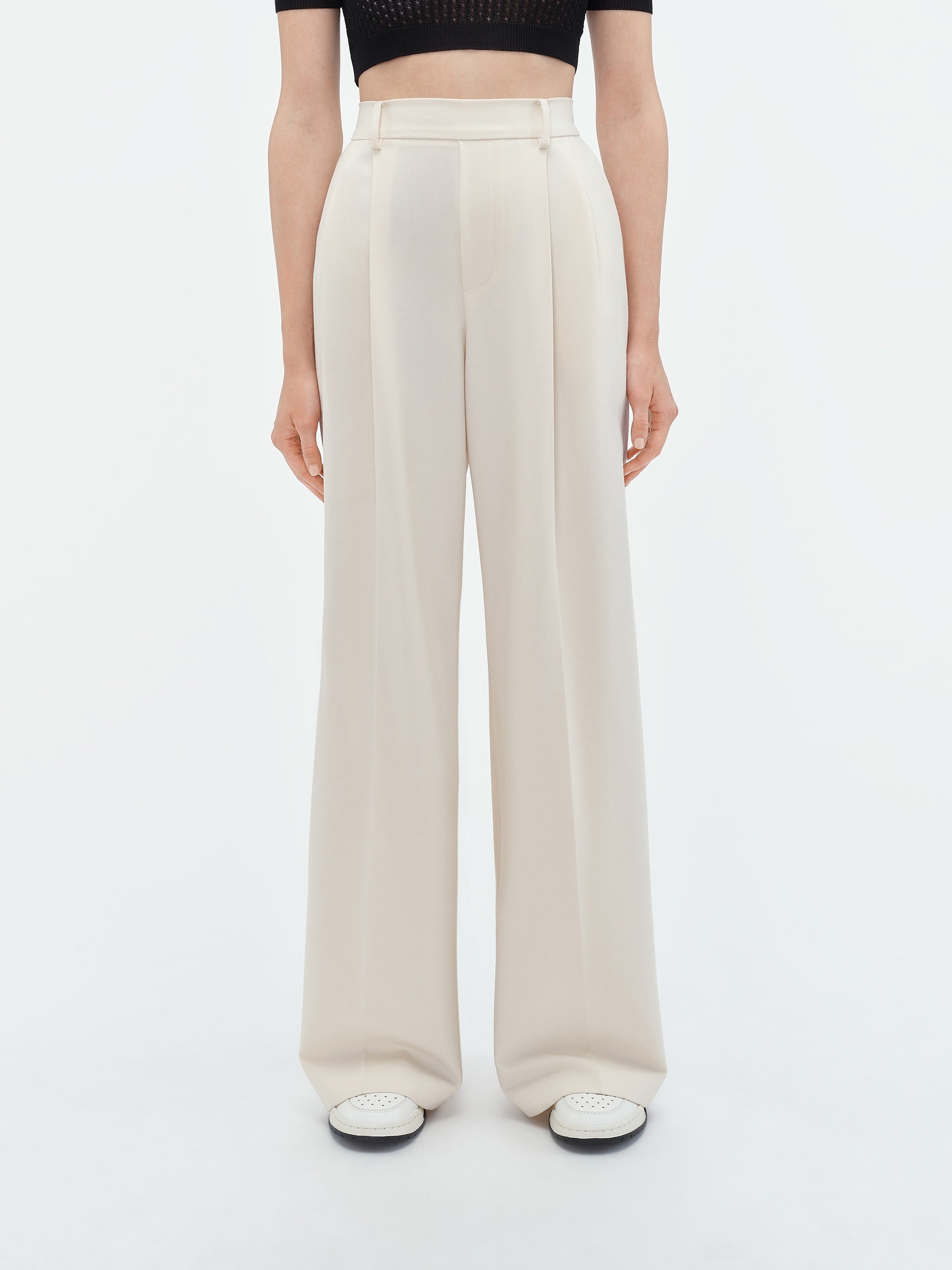 RELAXED DOUBLE PLEATED PANT - 3