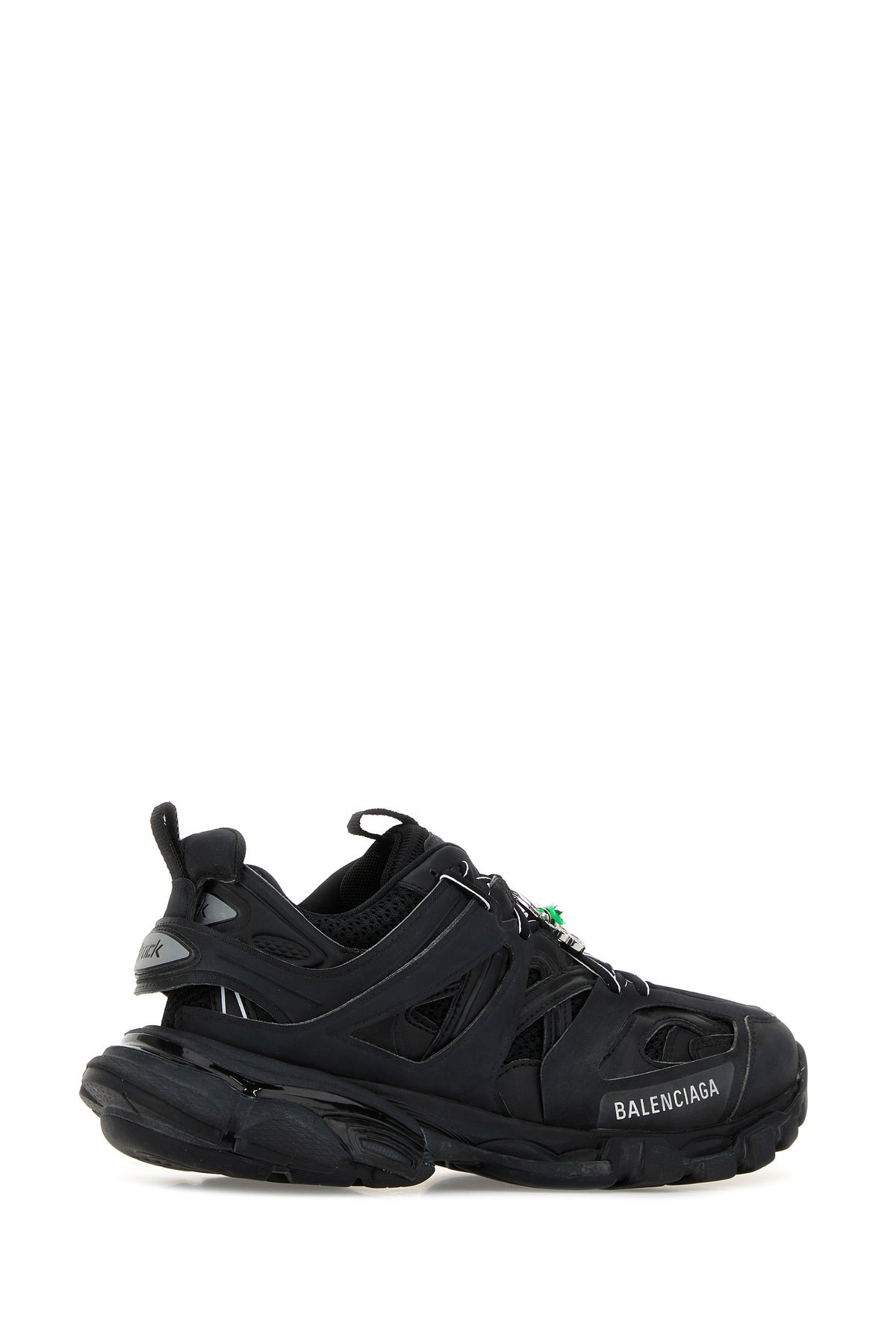 Black mesh and rubber Track sneakers - 3