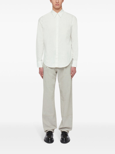 FERRAGAMO monogramed cotton shirt outlook
