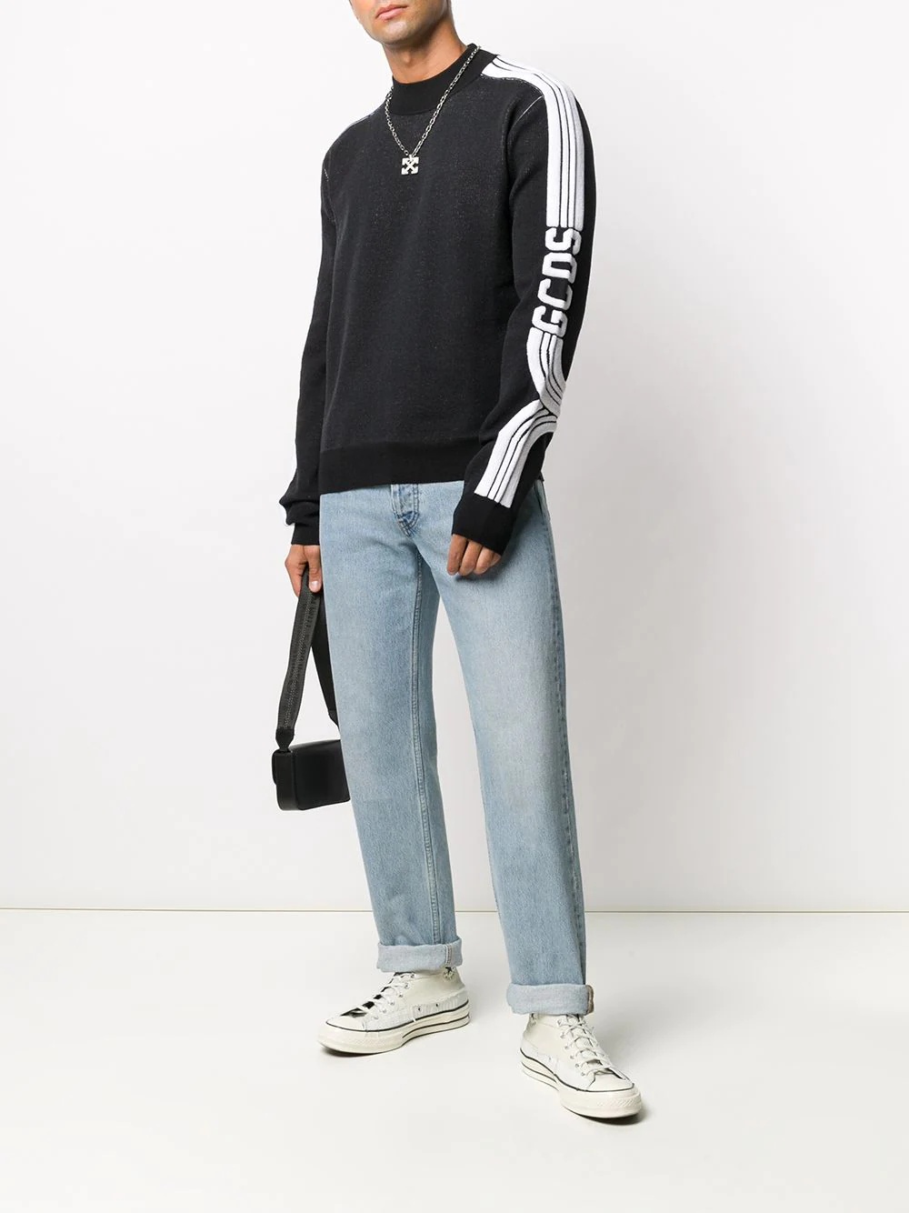 logo sleeve sweatshirt - 2