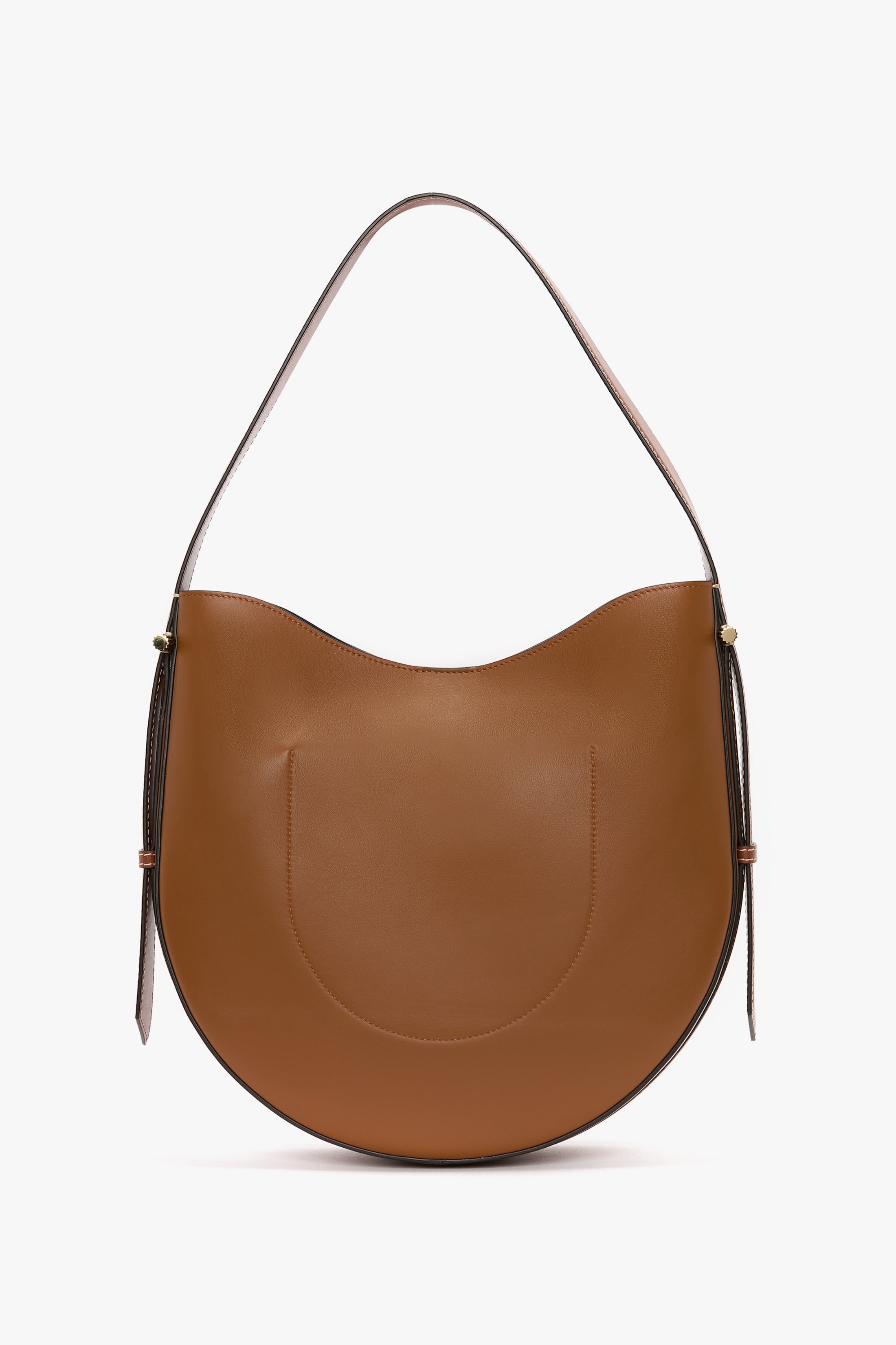 Dia Hobo Bag In Tan Smooth Leather - 4