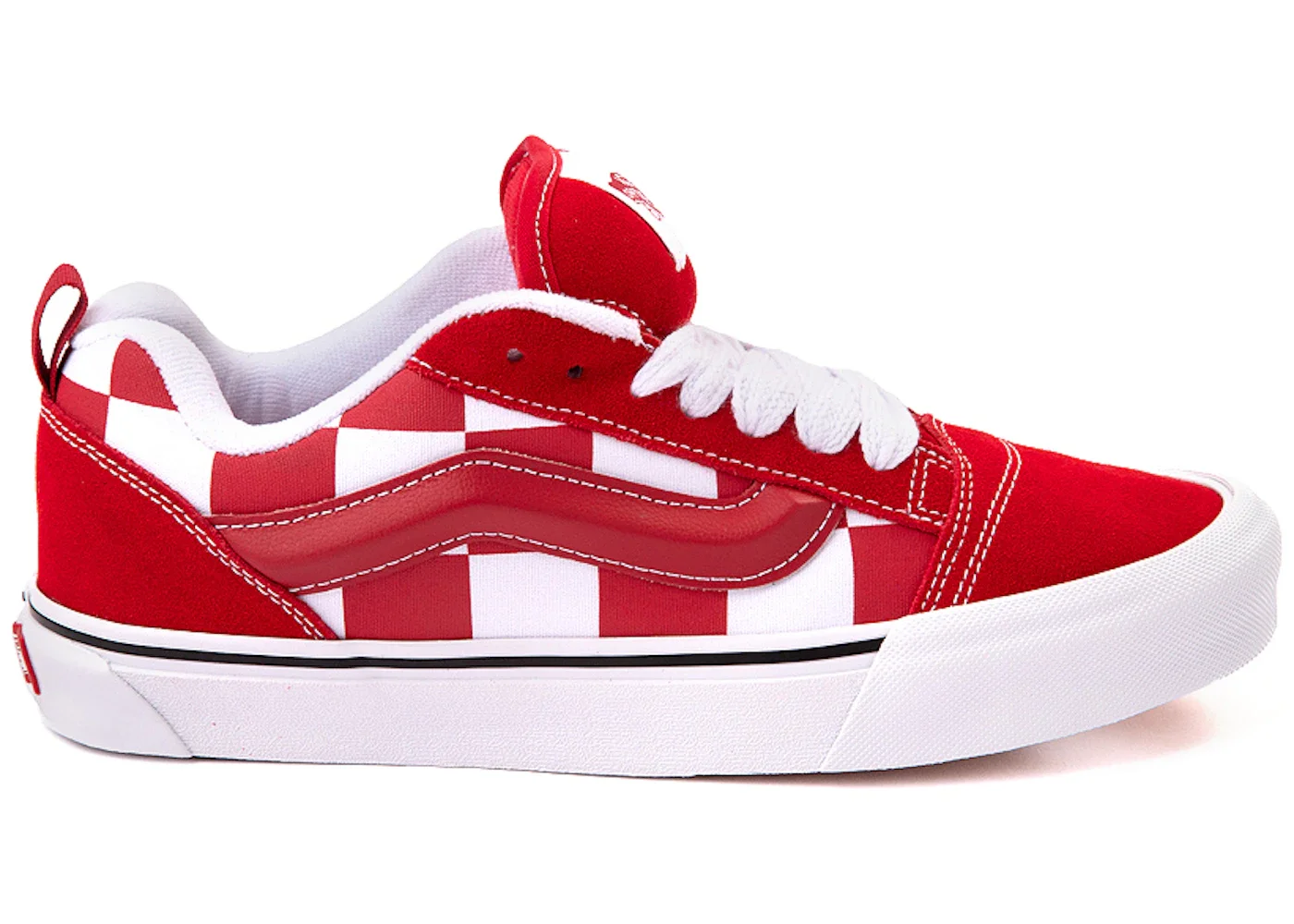 Vans Knu Skool Mega Check Red - 1