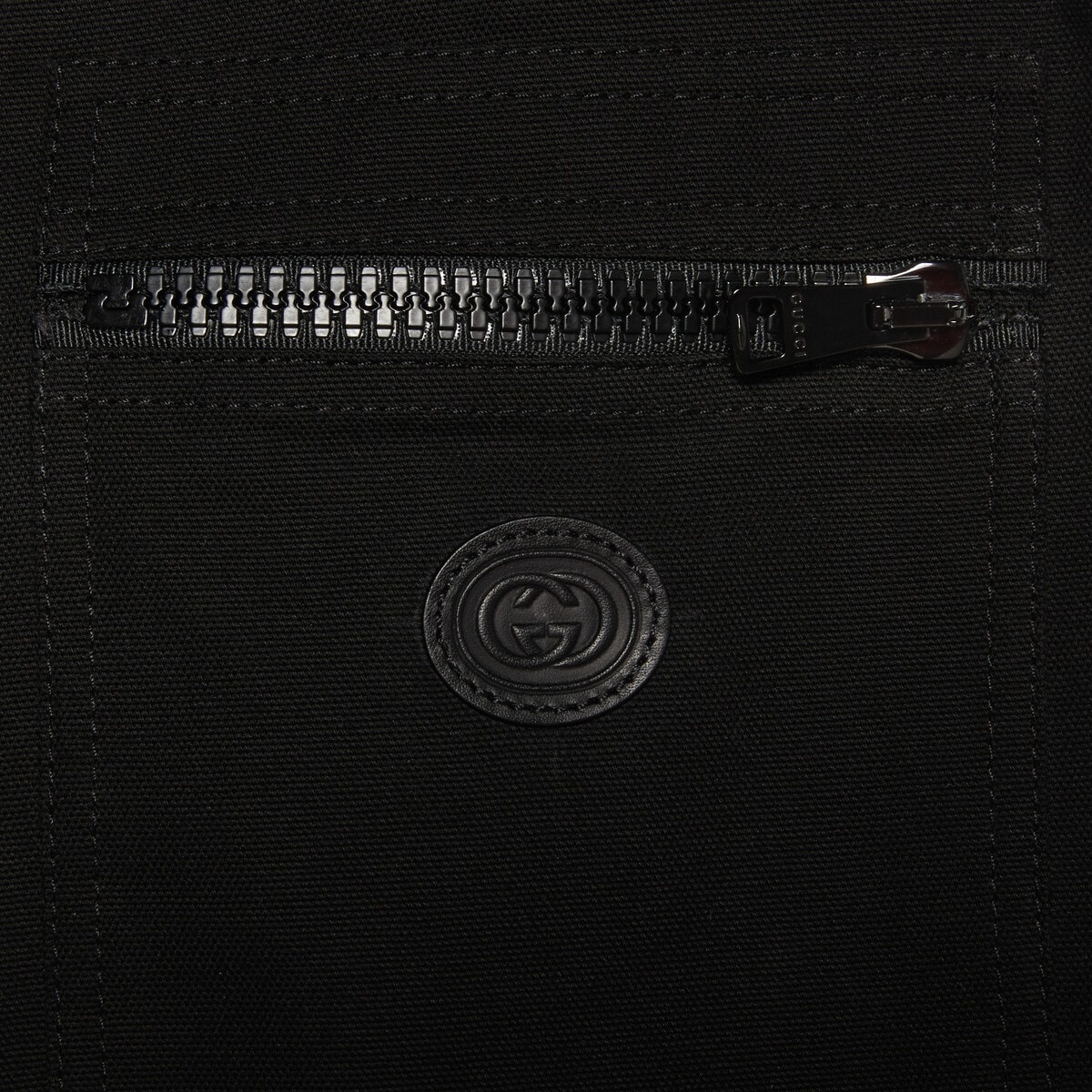 Denim pants with Interlocking G - 6