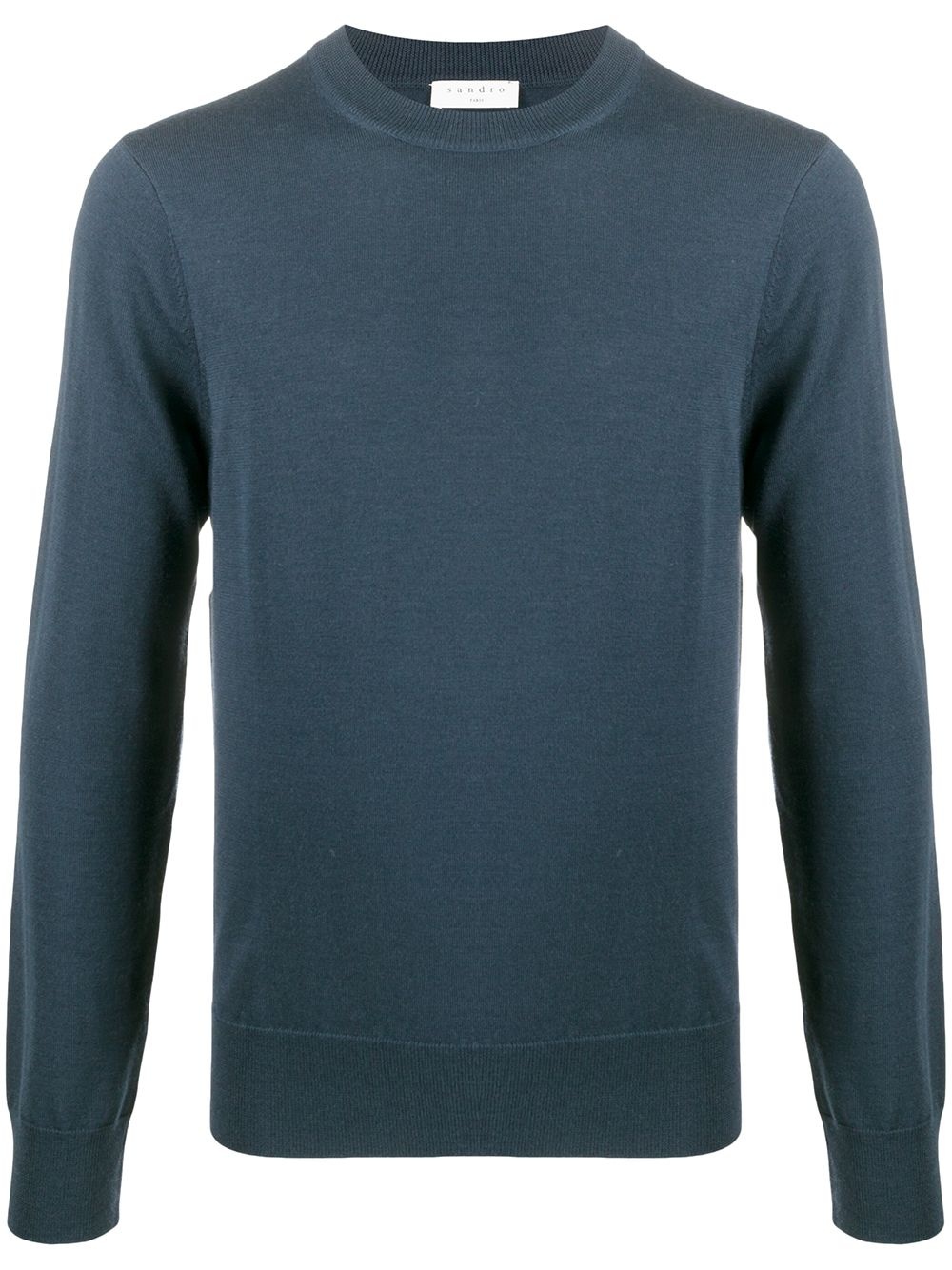 long-sleeve fitted jumper - 1