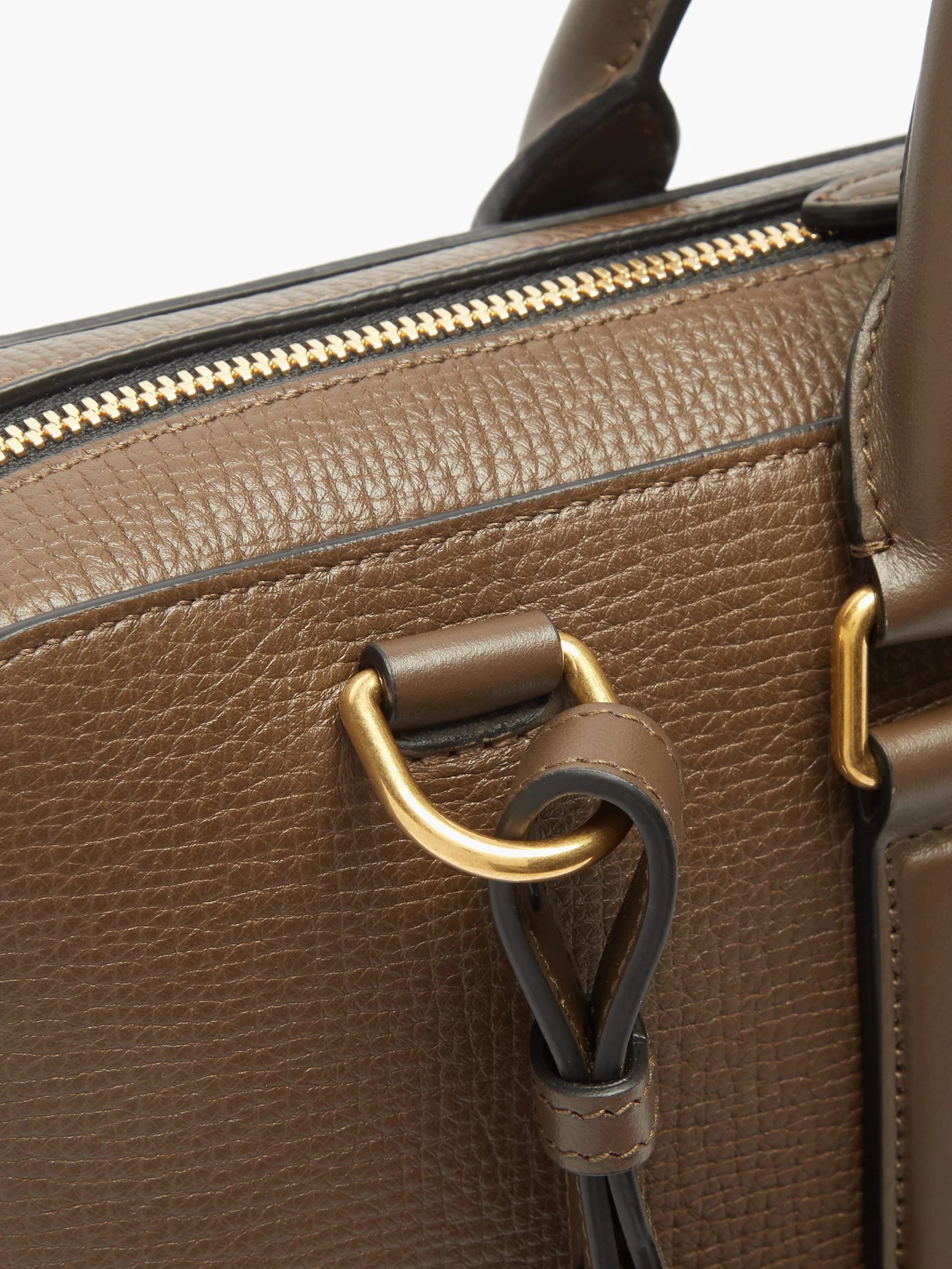 Ludlow grained-leather briefcase - 6