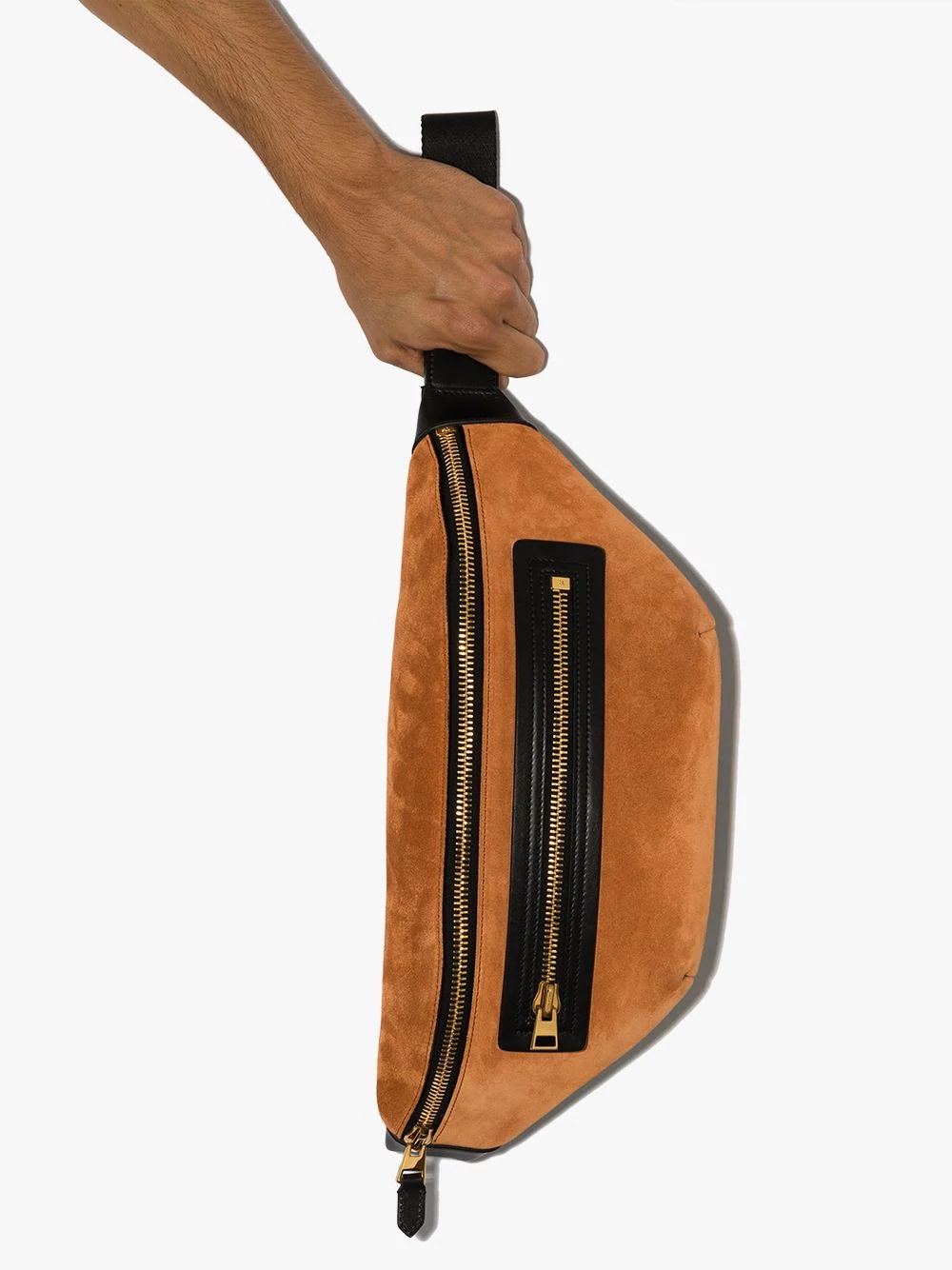 brushed suede belt bag - 3