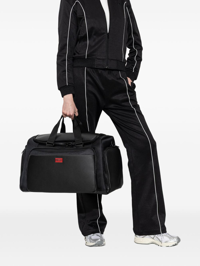 logo-patch pocket-detail duffle bag 7