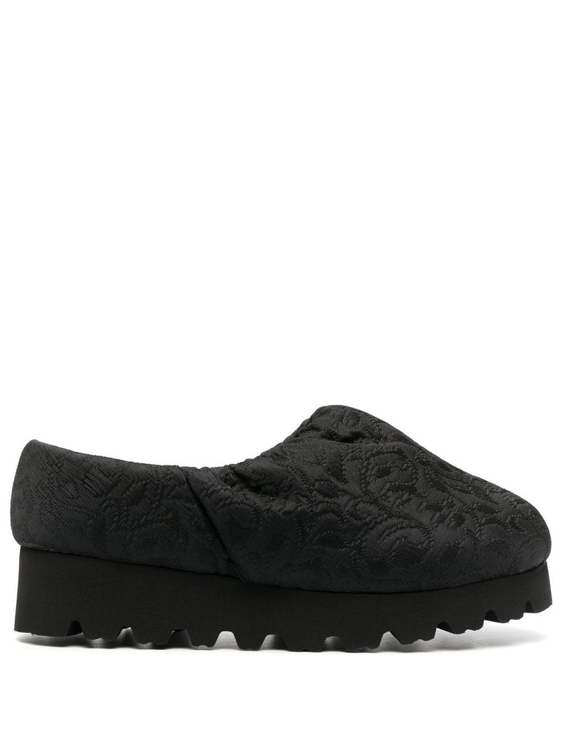 jacquard chunky loafers 1