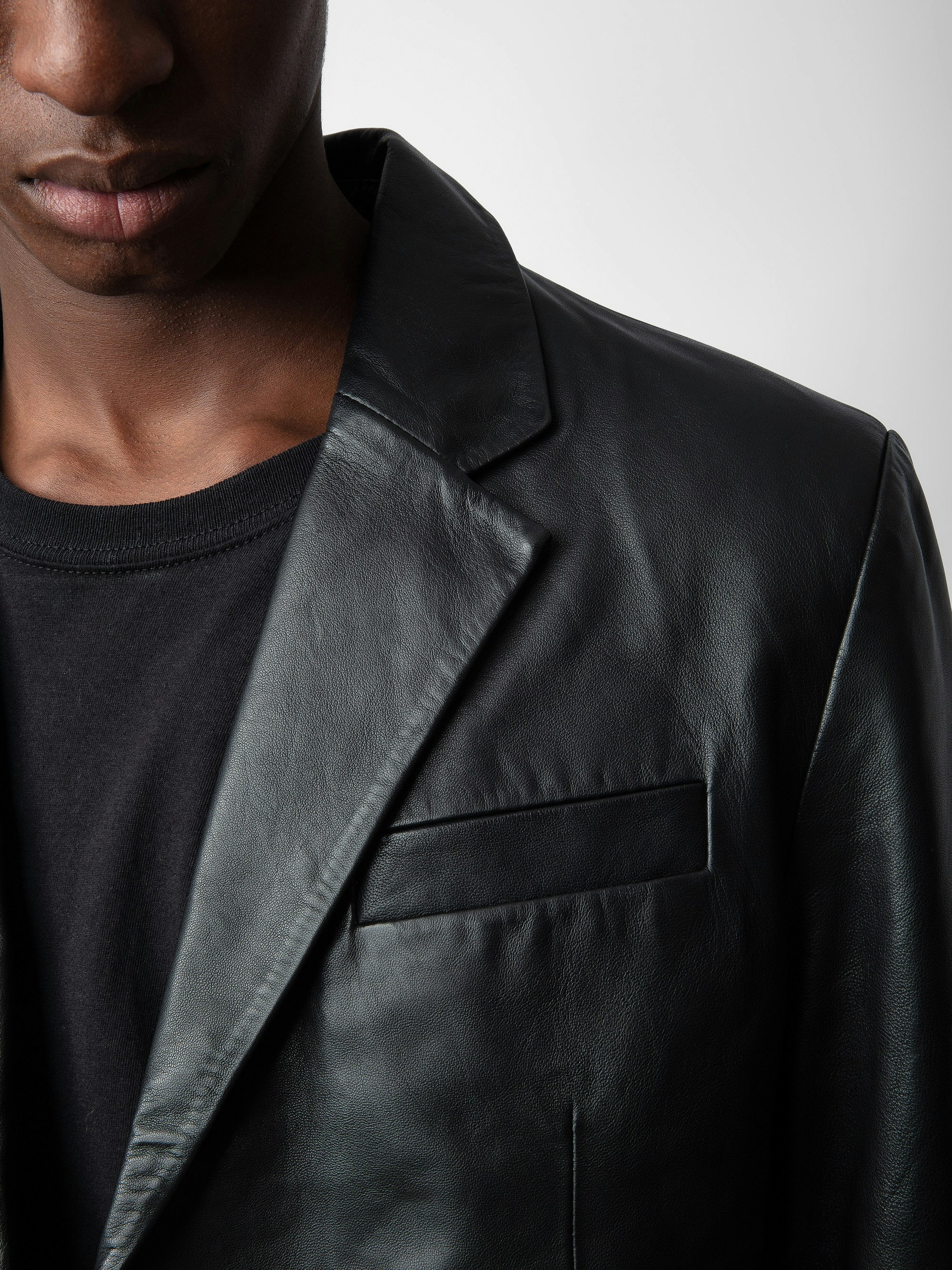 Valfried Leather Blazer - 4