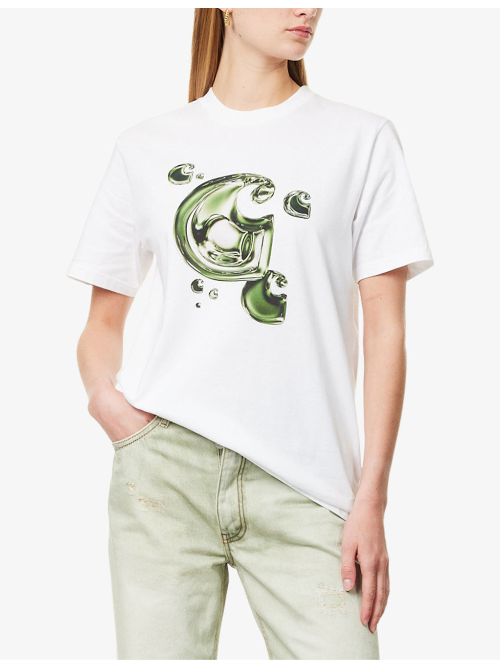Solar Chrome Brand-Print Cotton-Jersey T-Shirt - 3