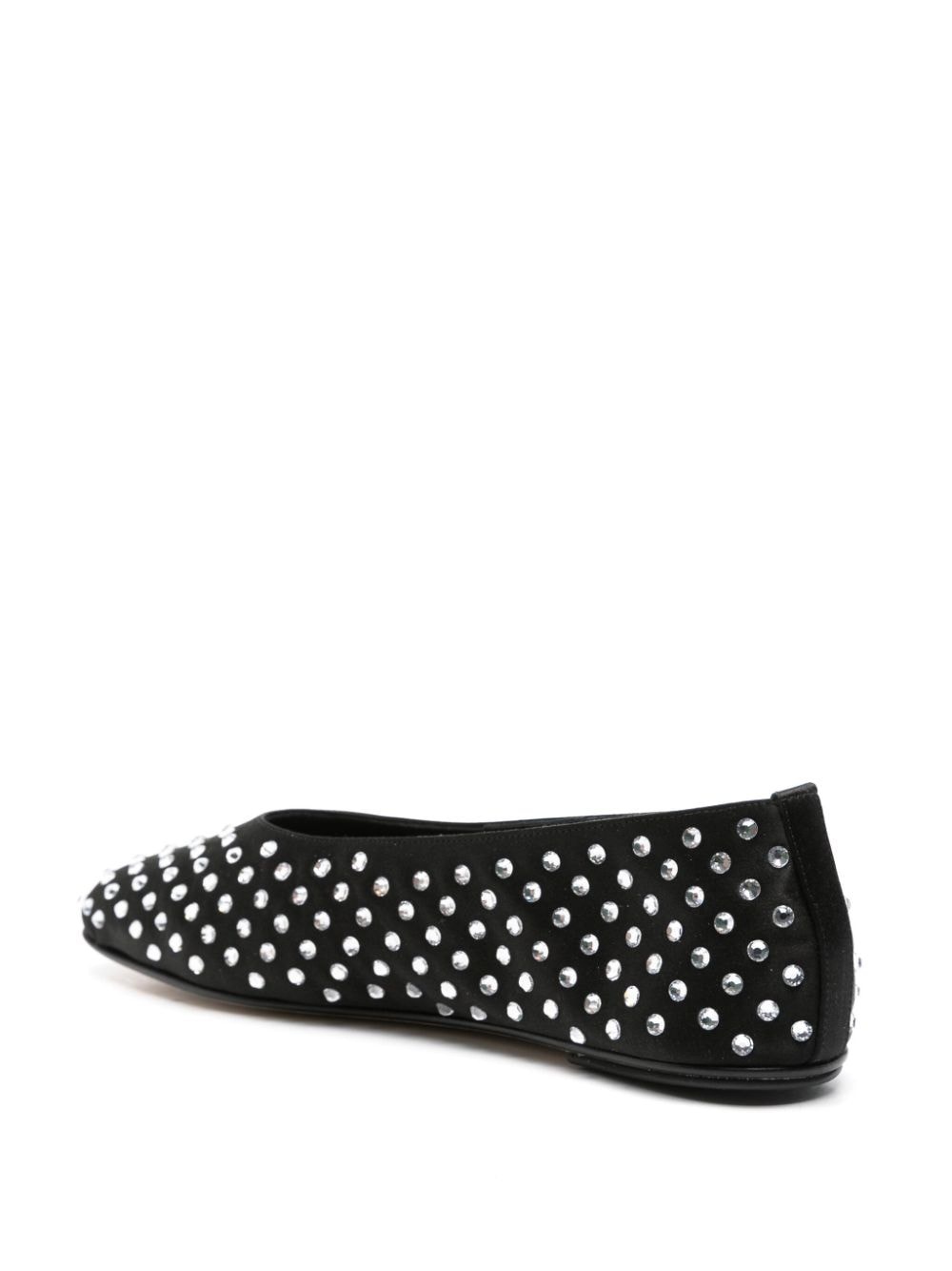 crystal-embellished ballerina Shoes - 3