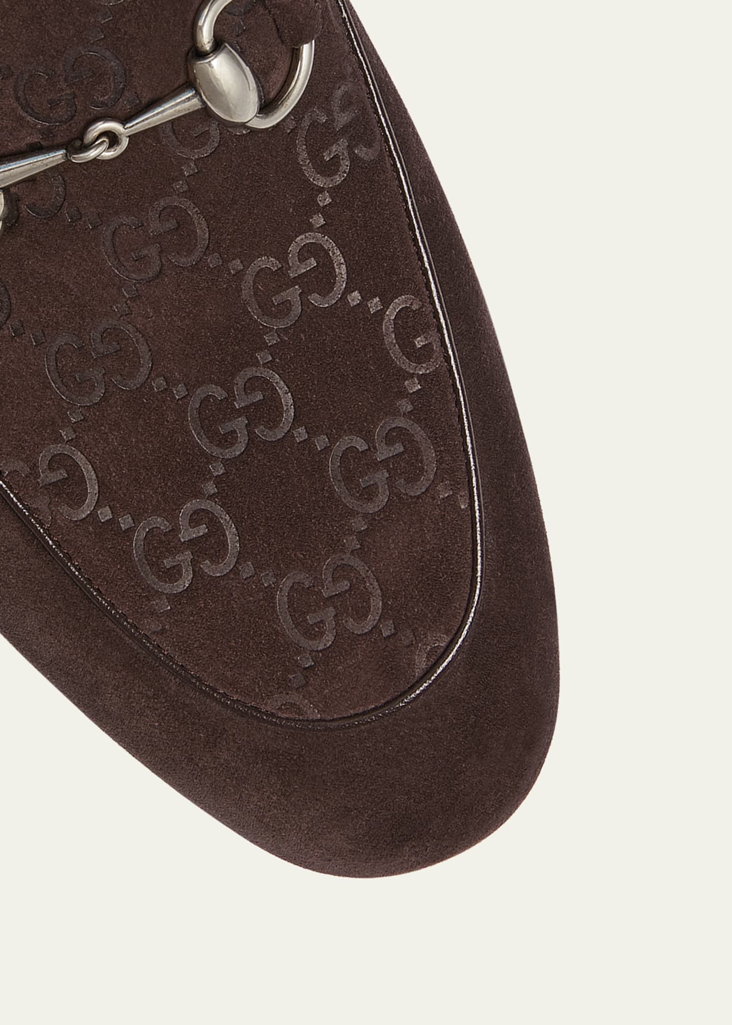 Men's Jordy Guccissima Suede Loafers - 3