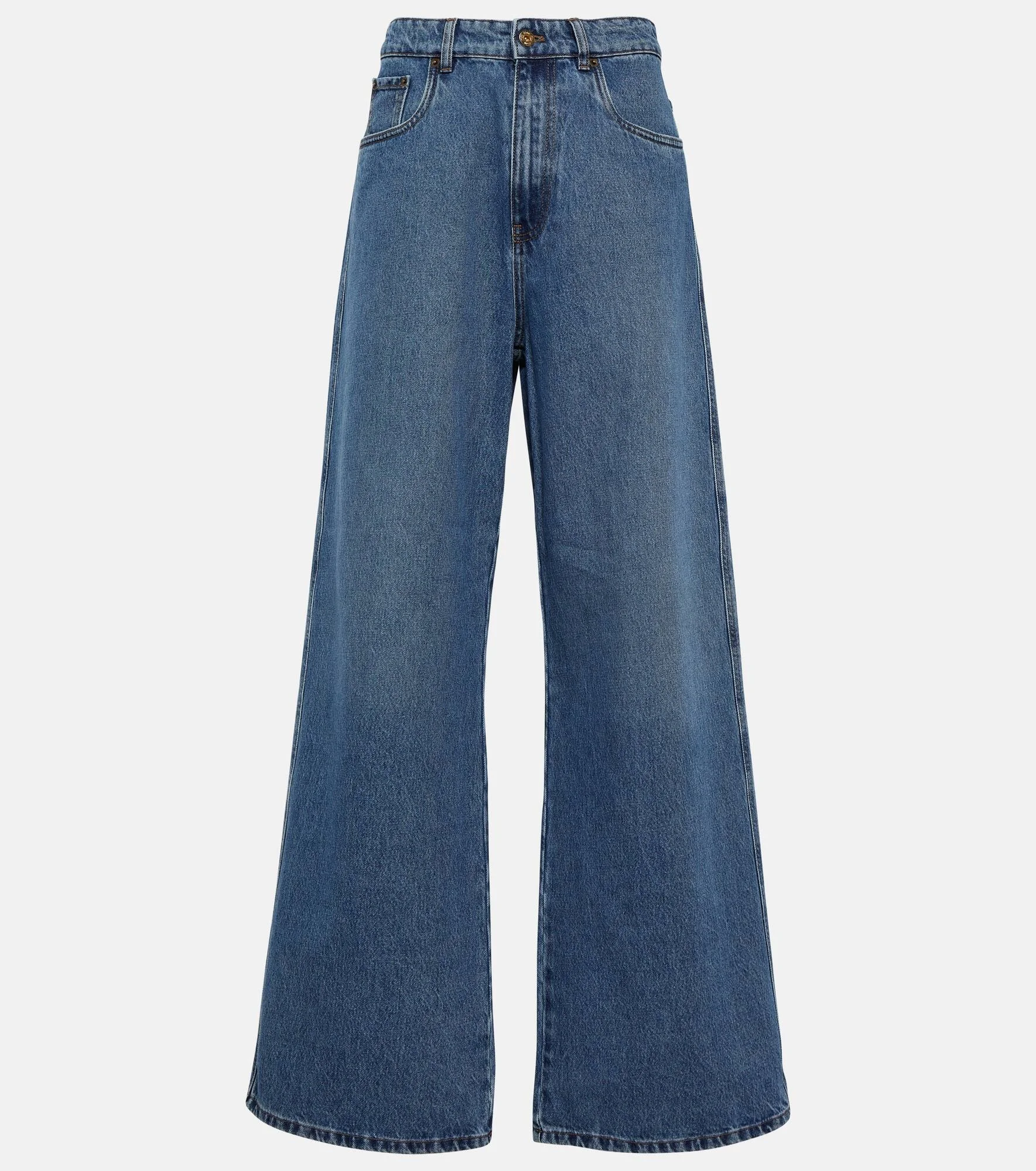 High-rise wide-leg jeans - 1
