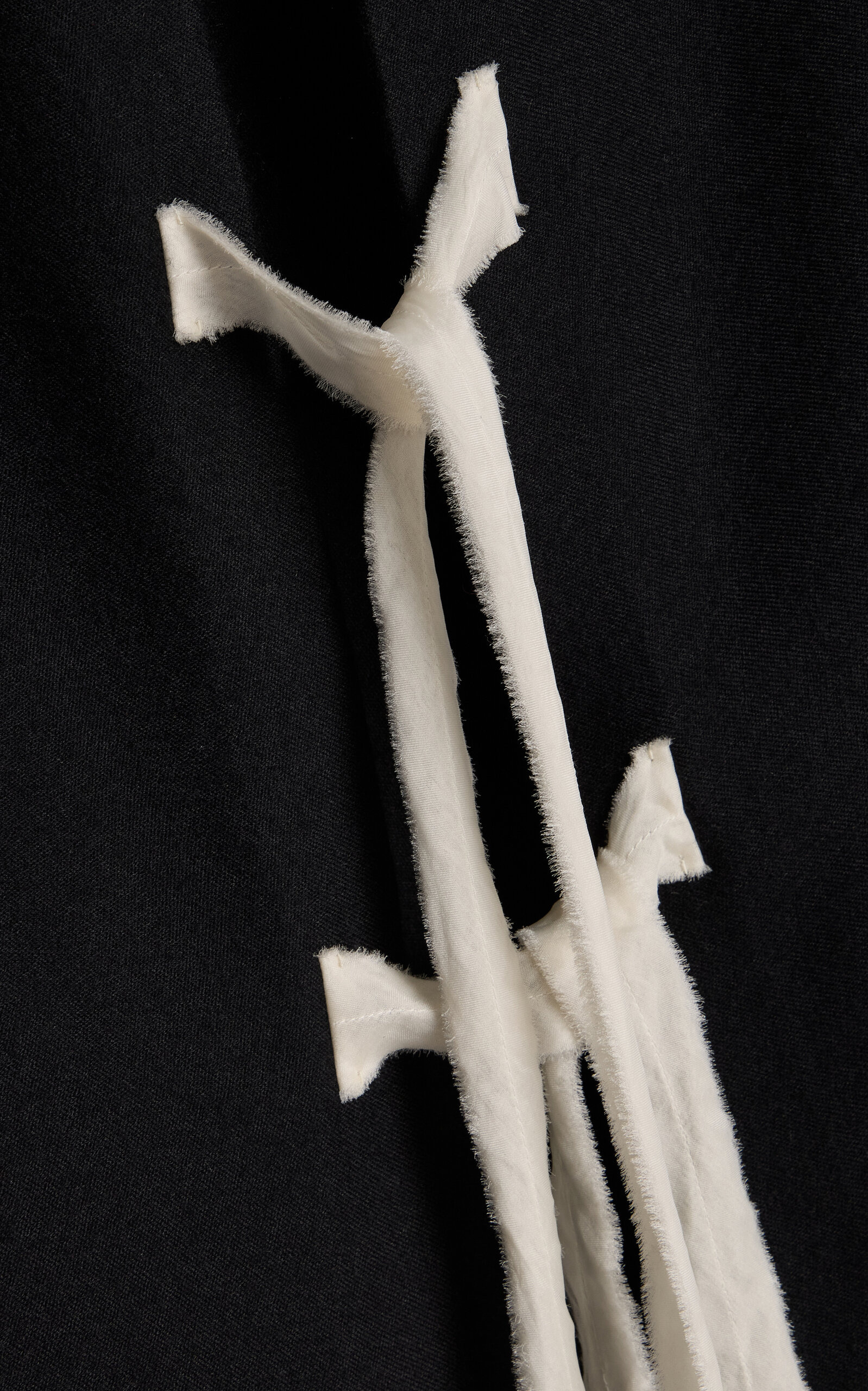 Guri Tie-Detailed Cashmere-Silk Sweater black - 5