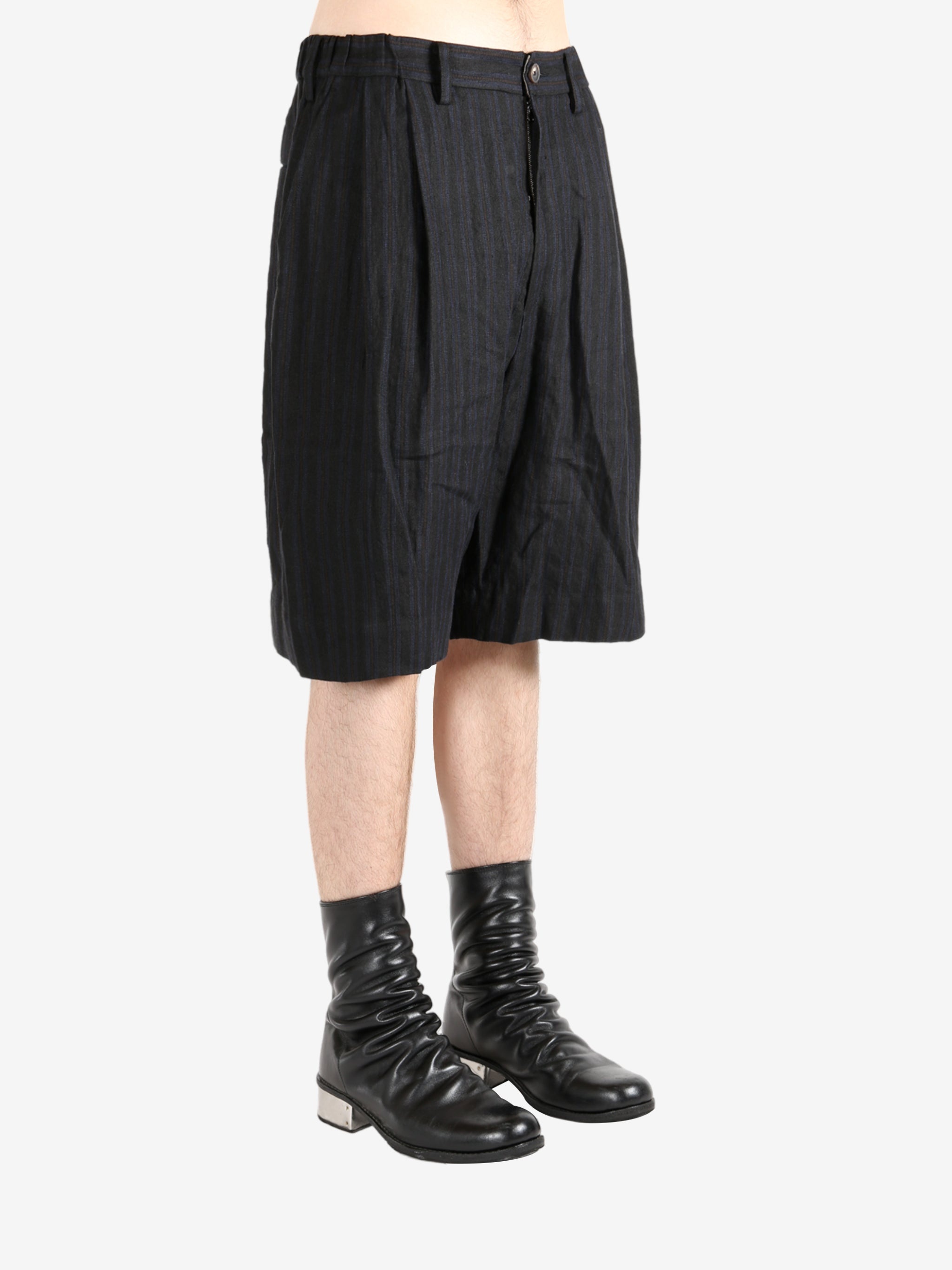 ZIGGY CHEN - Men Streak Suit Shorts - 2