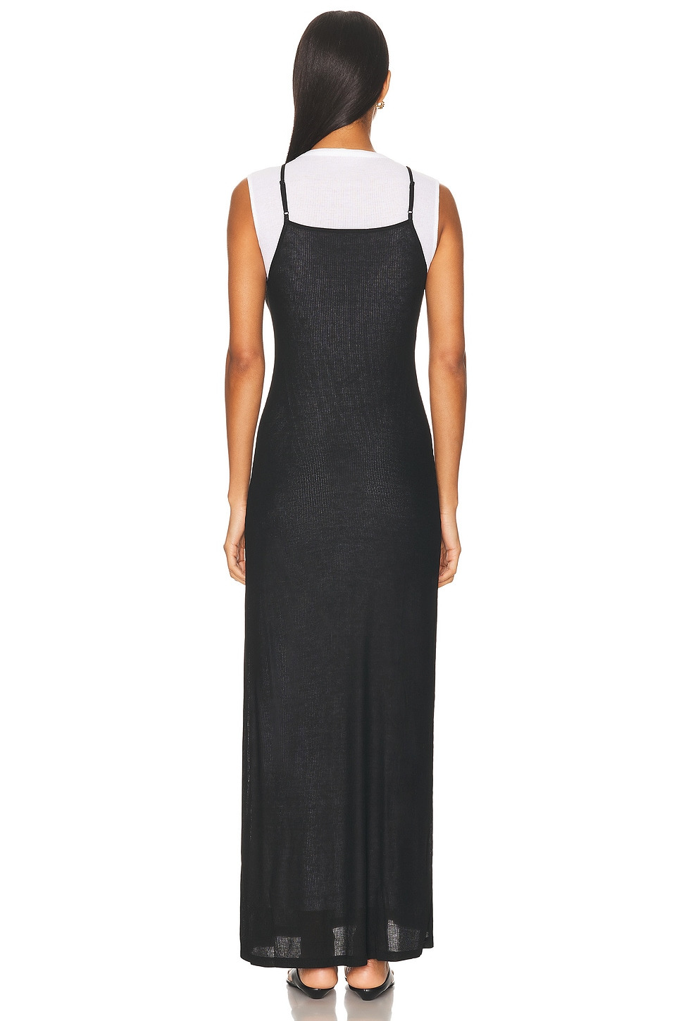 Rozzi V Neck Muscle Maxi Dress - 3