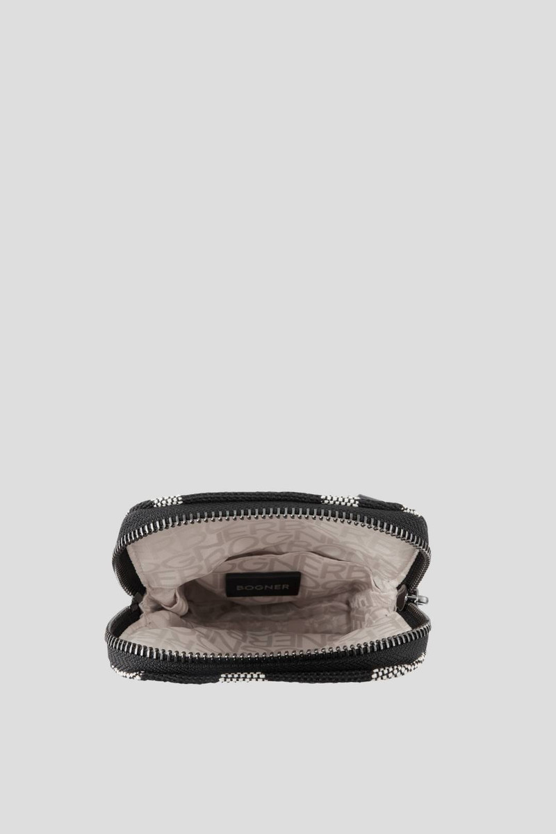 PANY JOHANNA SMARTPHONE POUCH IN BLACK/WHITE 4