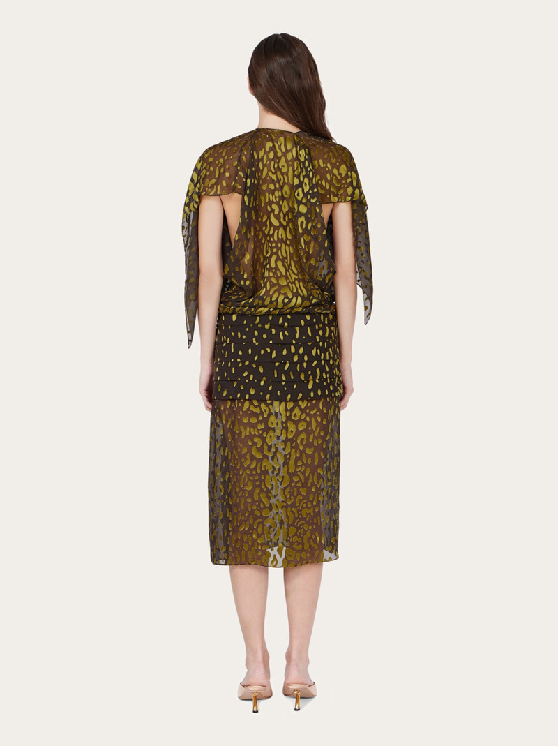 FERRAGAMO Silk and viscose dress outlook