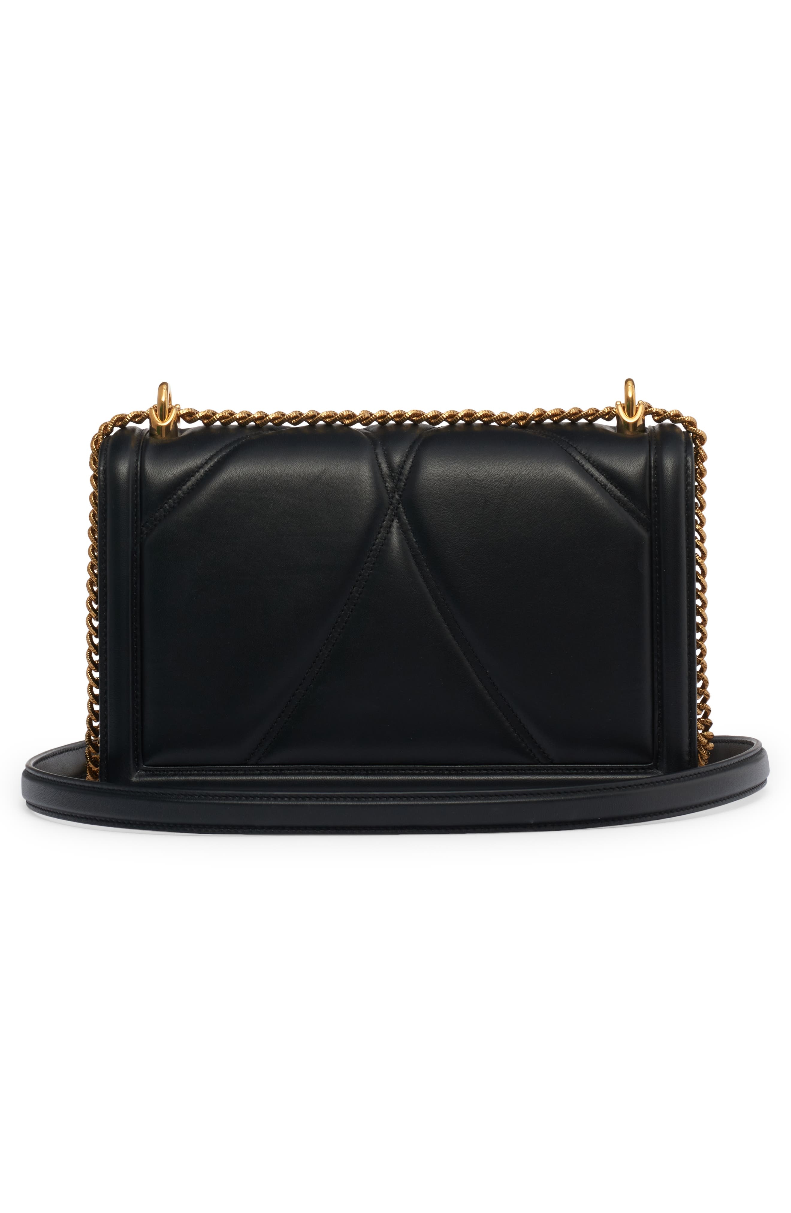 Devotion Logo Heart Lambskin Crossbody Bag - 3