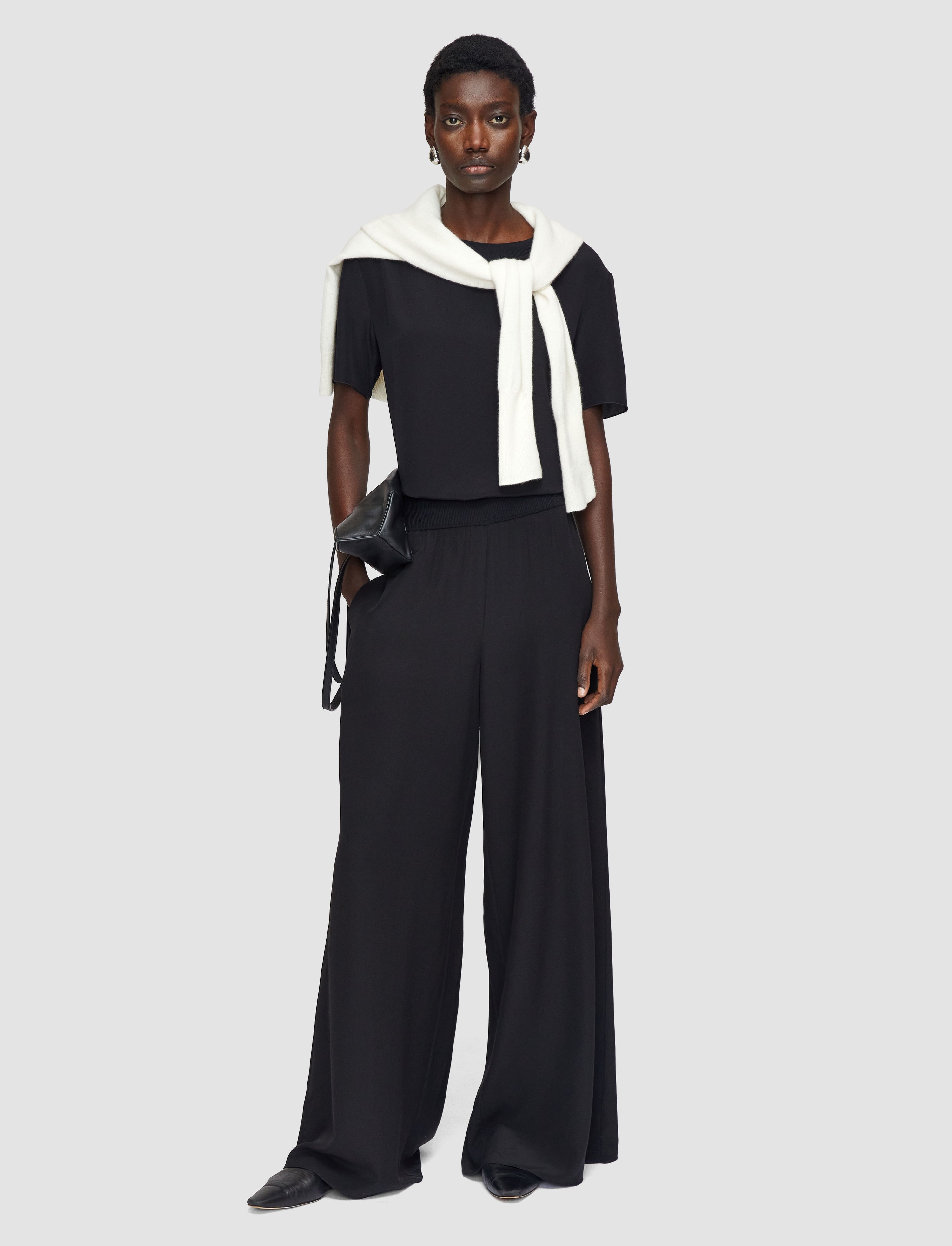 Hulin Crepe de Soie Silk Trousers - 2