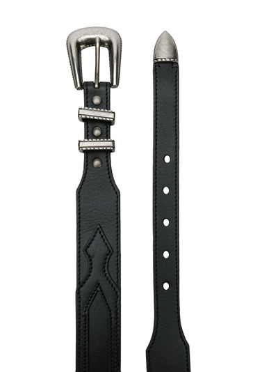 SAINT LAURENT classic buckle belt outlook