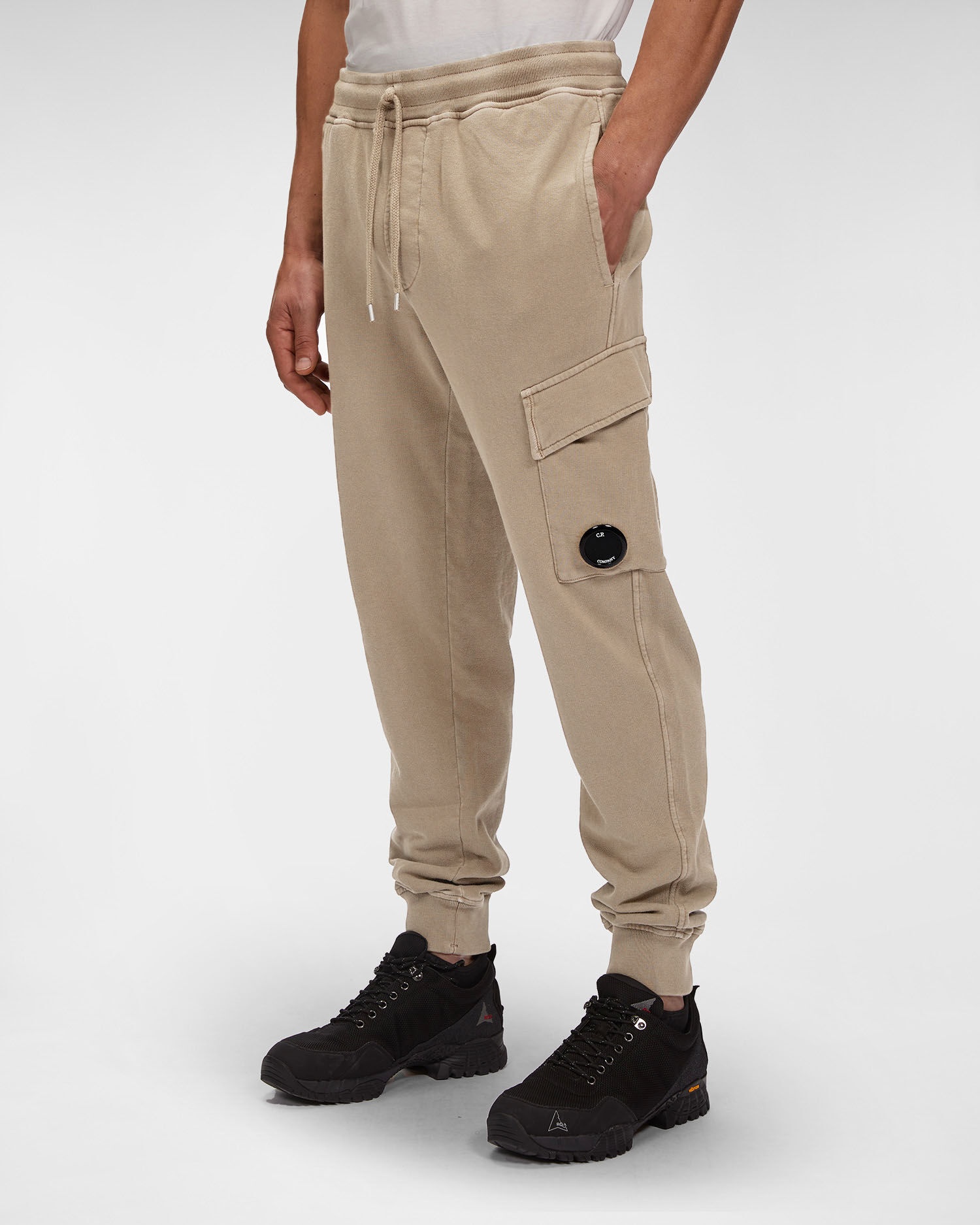 Cotton Fleece Cargo Sweatpants - 2