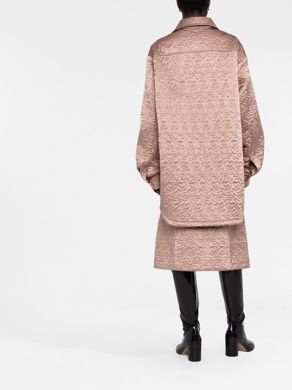jacquard quilted shirt - 6