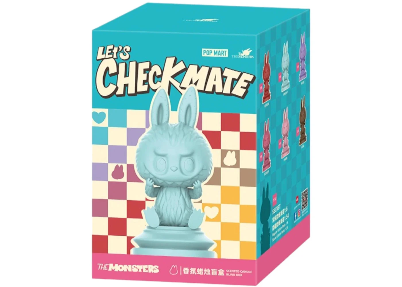 Pop Mart Labubu The Monsters Let's Checkmate Series Scented Candle Single Blind Box - 1