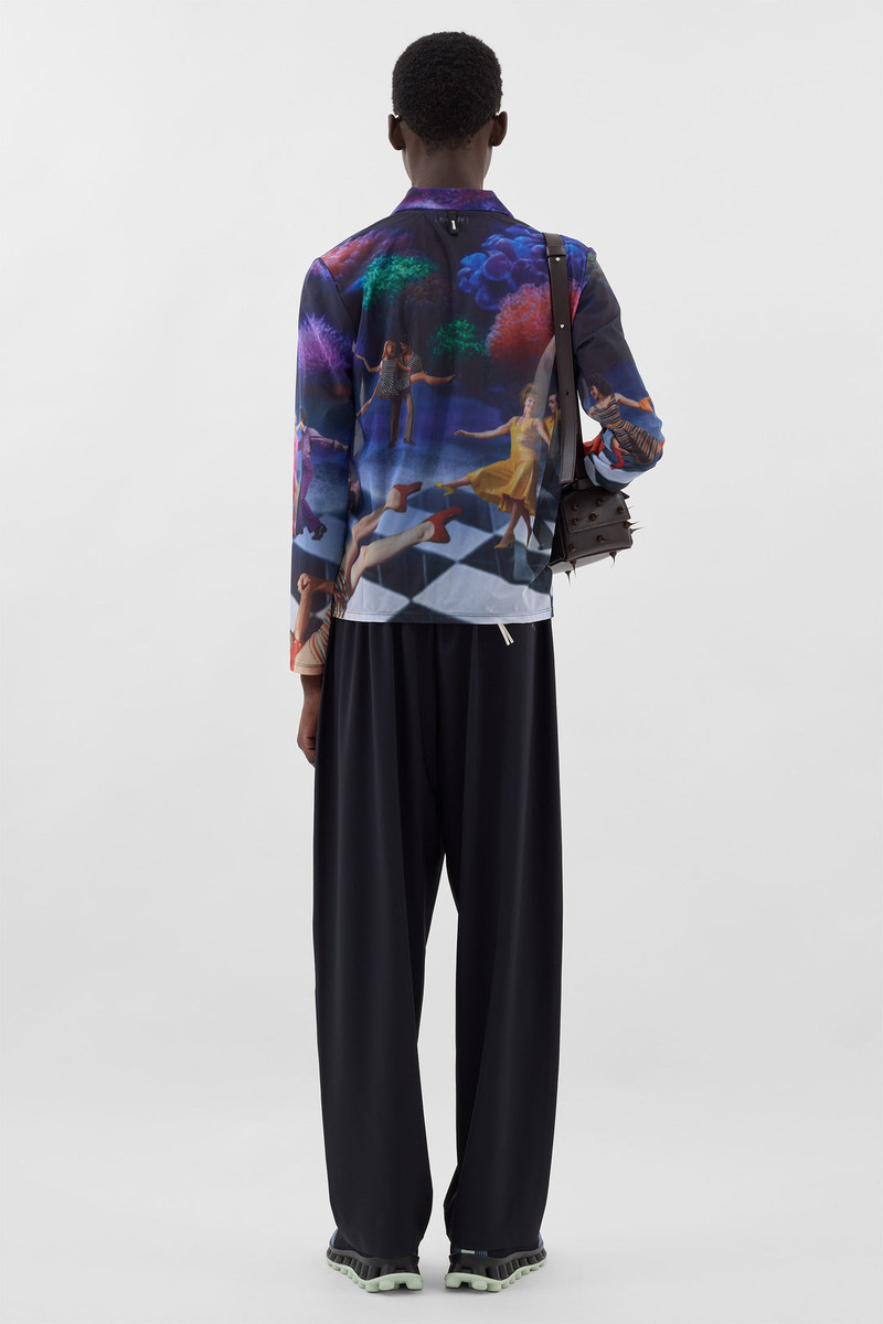 SHEER ORGANZA SHIRT / Brigitte print 6