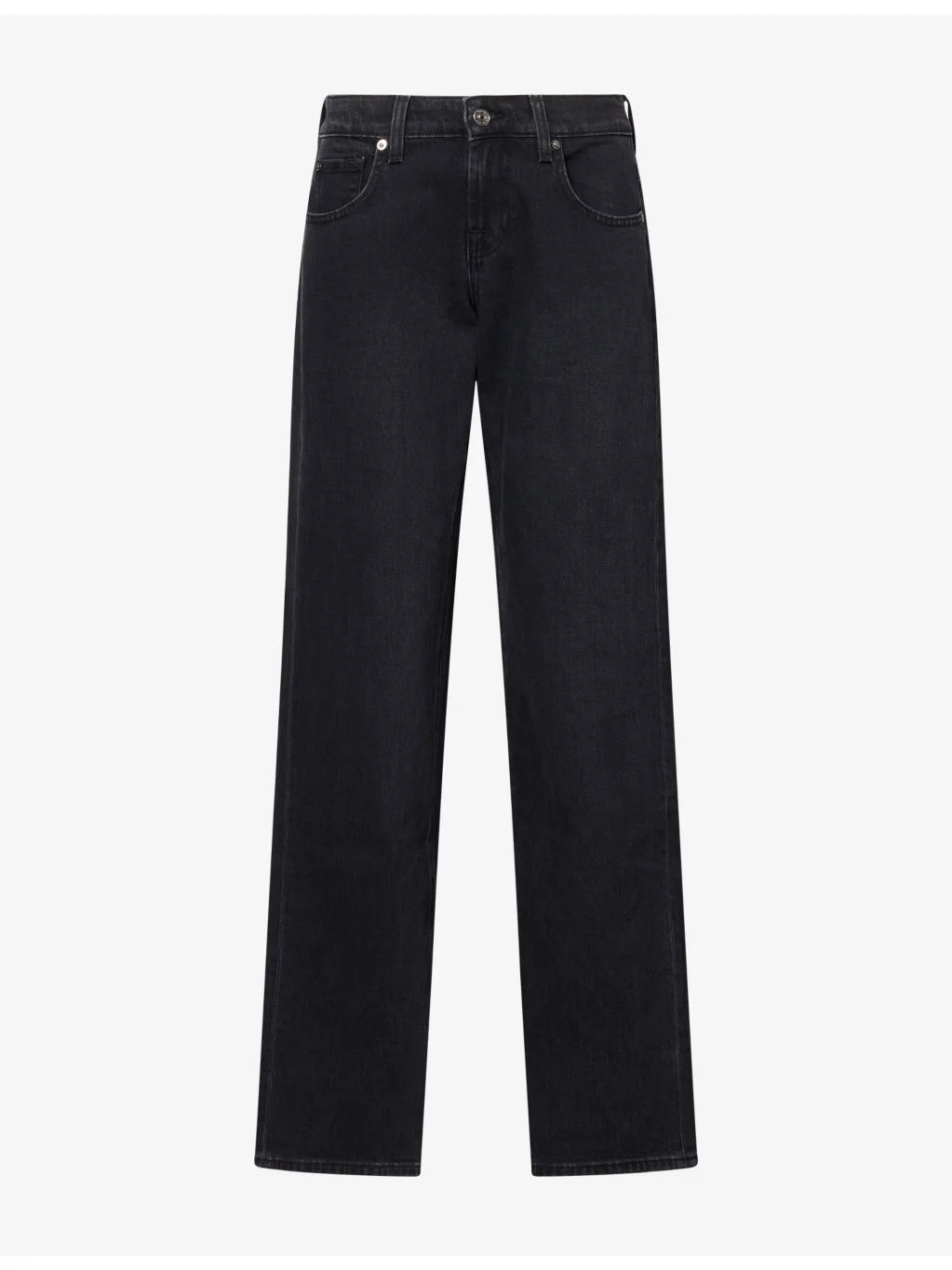 Low-Rise Straight-Leg Denim Jeans - 1