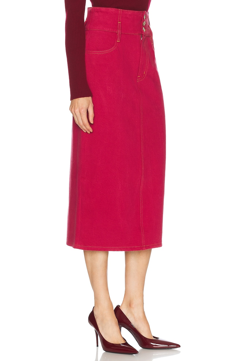 X Carolina Herrera Corset Midi Skirt - 2