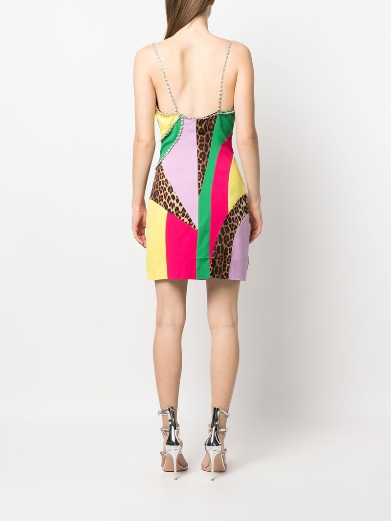patchwork mini dress 4
