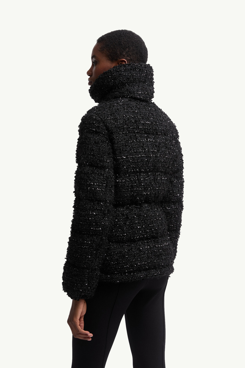 Urbel Tweed Short Down Jacket 5