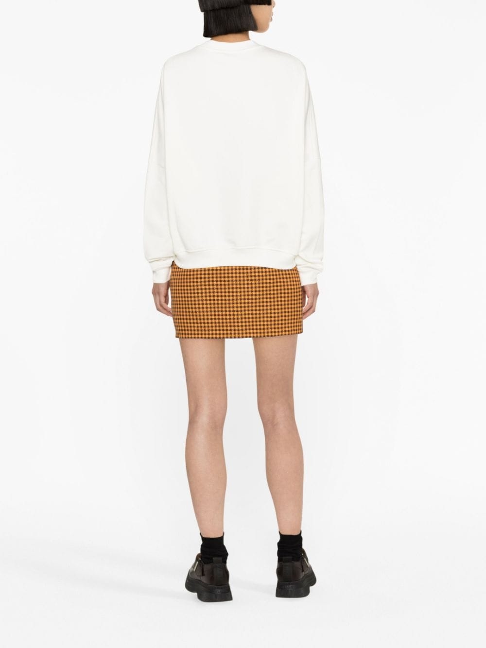 check pattern miniskirt - 4