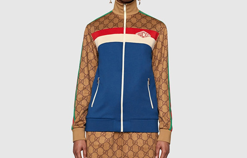 GUCCI GG technical jersey jacket outlook
