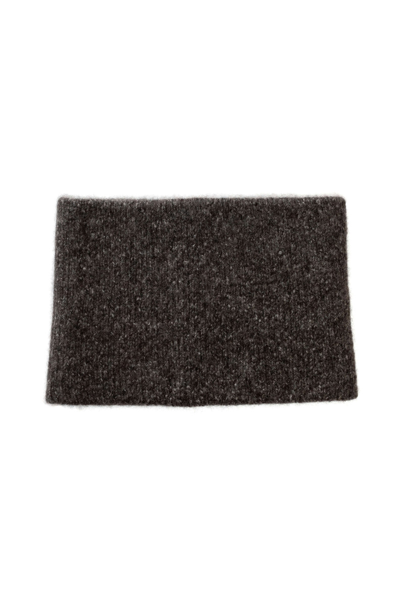Cashmere Bouclé Grey Snood 3
