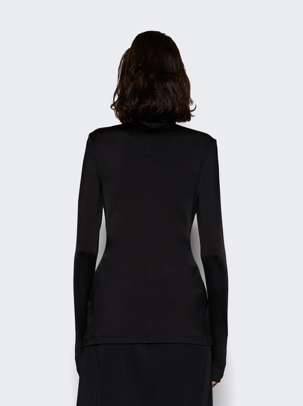 Noor High Neck Top Black - 5