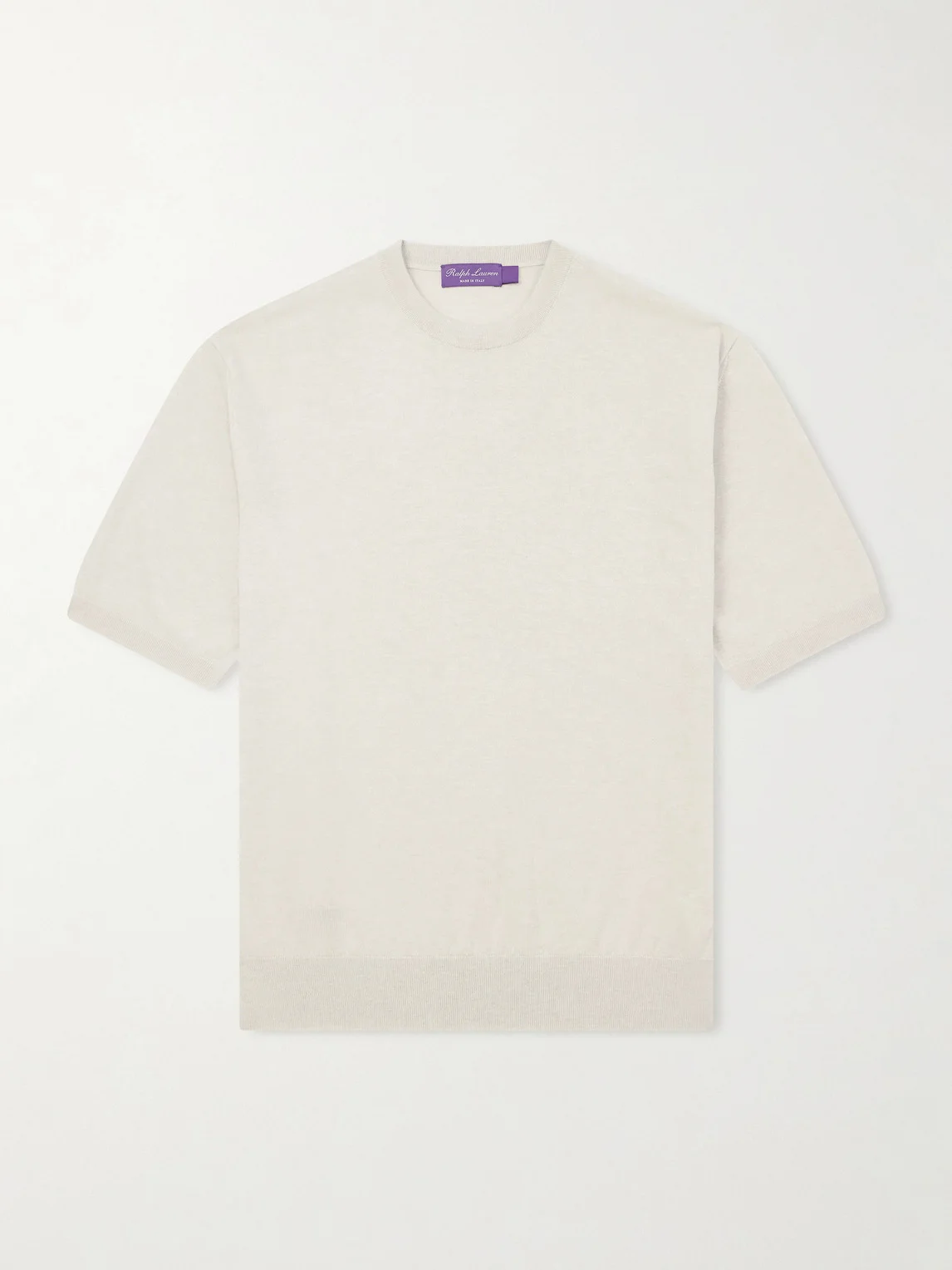 Cashmere-blend T-shirt - 1