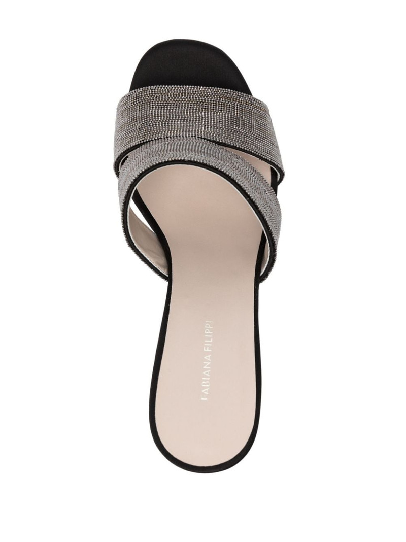 95mm bead-embellished leather mules 4