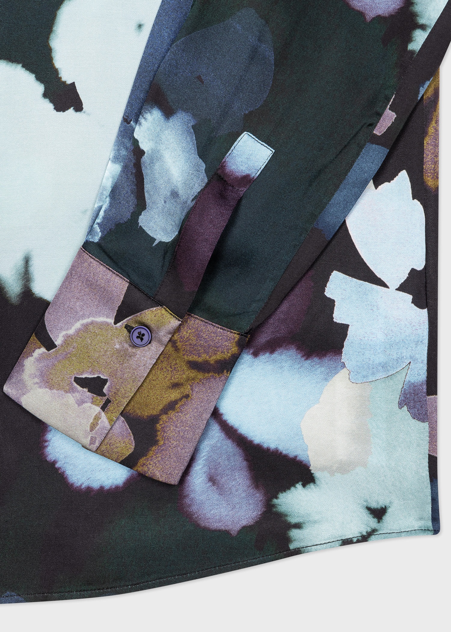 'Floral Watercolour' Print Shirt - 4