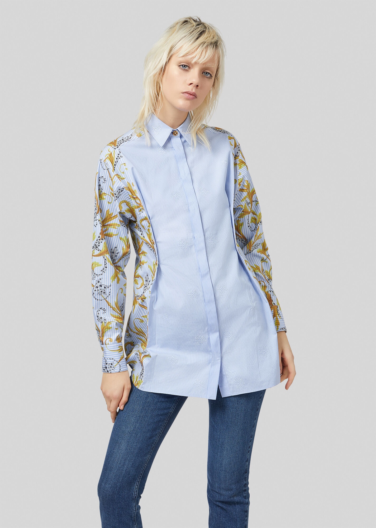 Acanthus Print Cotton Poplin Shirt - 2