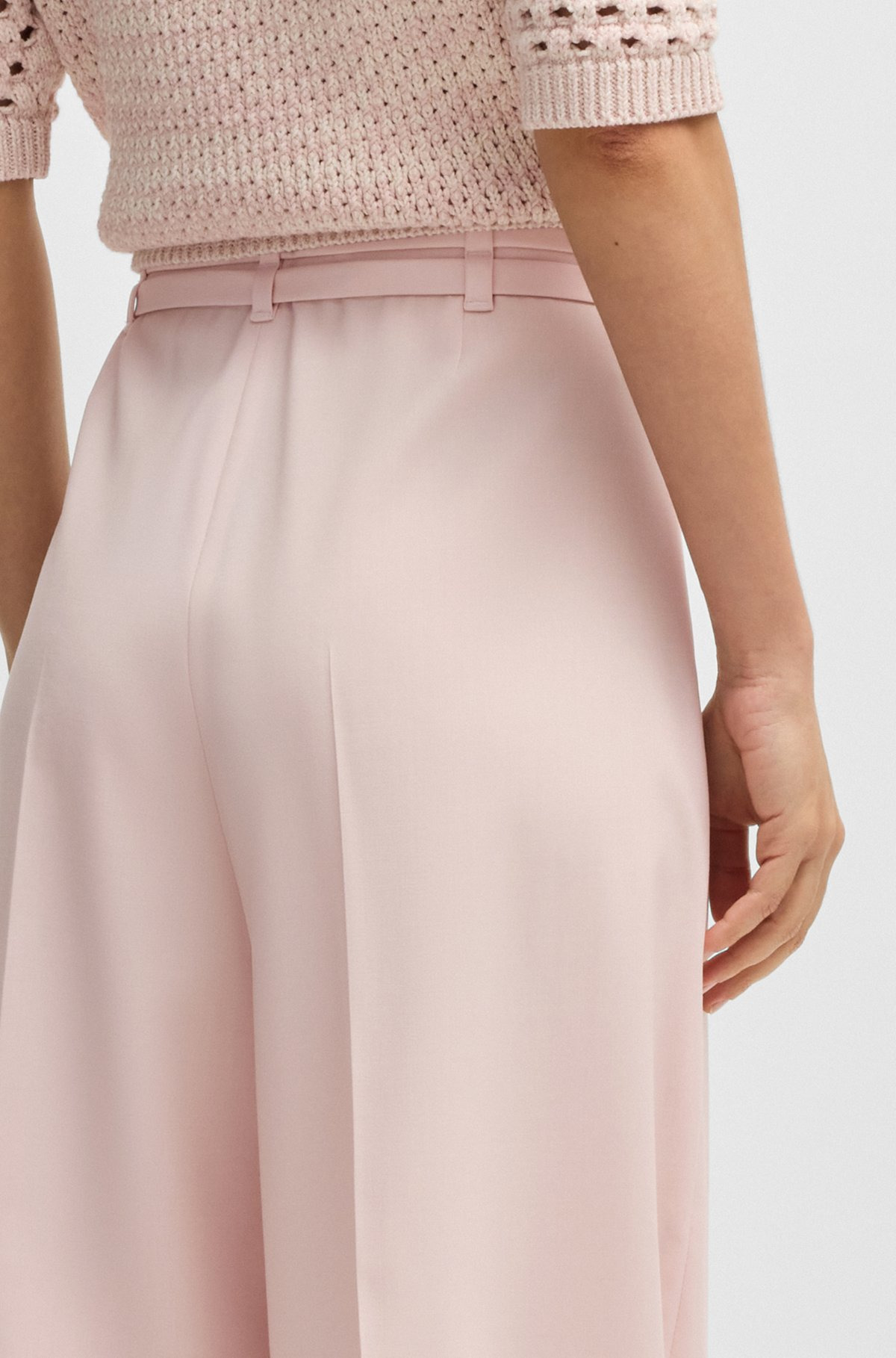 RELAXED-FIT TROUSERS IN VIRGIN WOOL - 5
