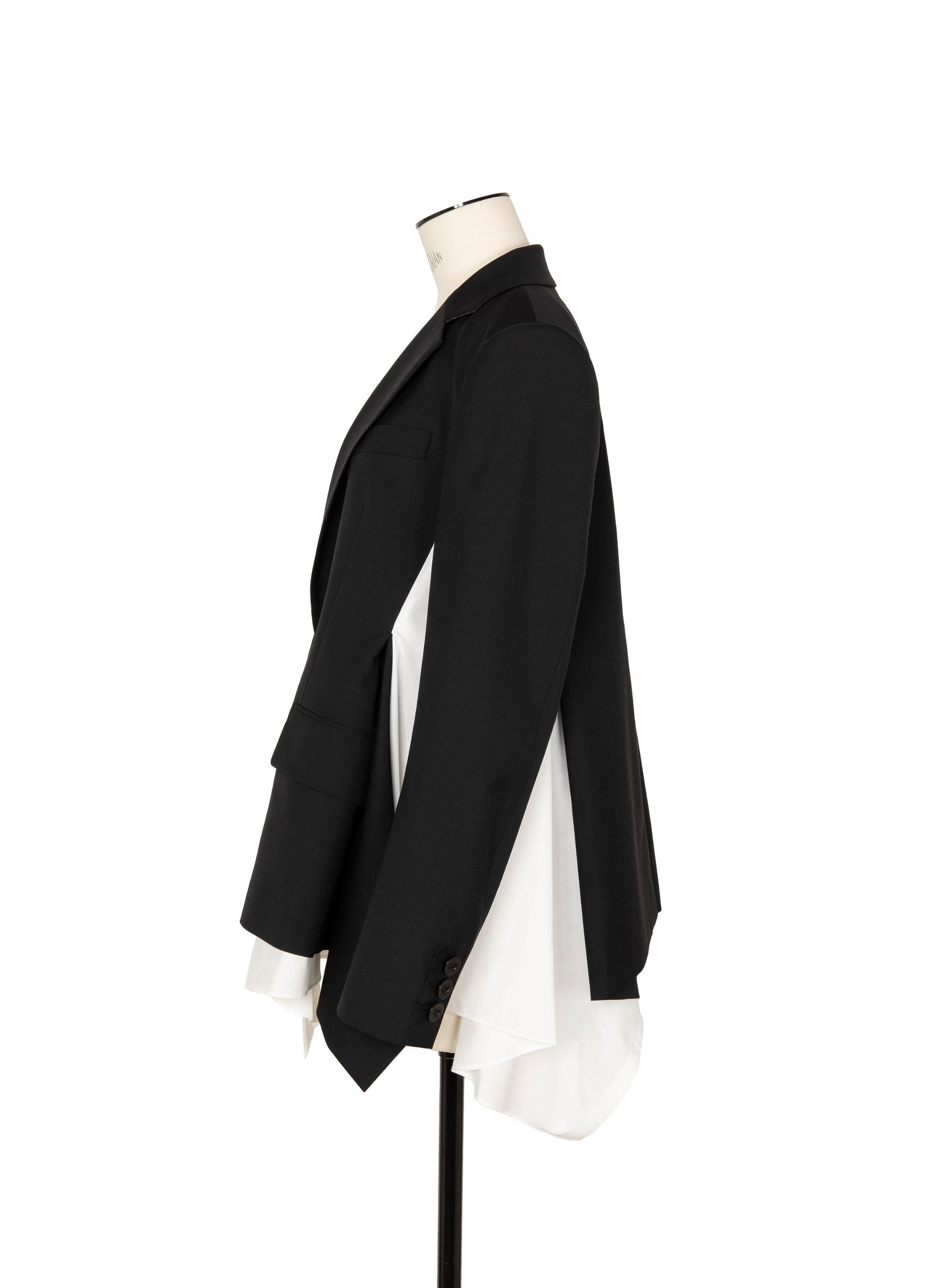 【sacai】Suiting x Cotton Poplin Jacket【関税送料込】 sacai Suiting x Cotton Poplin Jacket | REVERSIBLE
