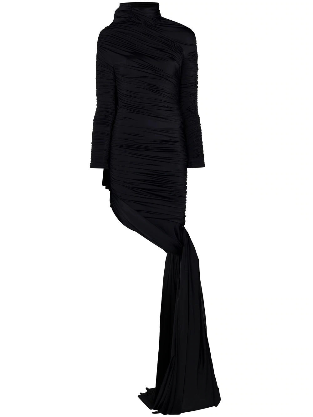 Twisted Knots ruched draped dress - 1