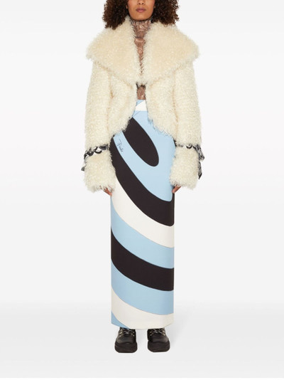 PUCCI faux-shearling jacket outlook