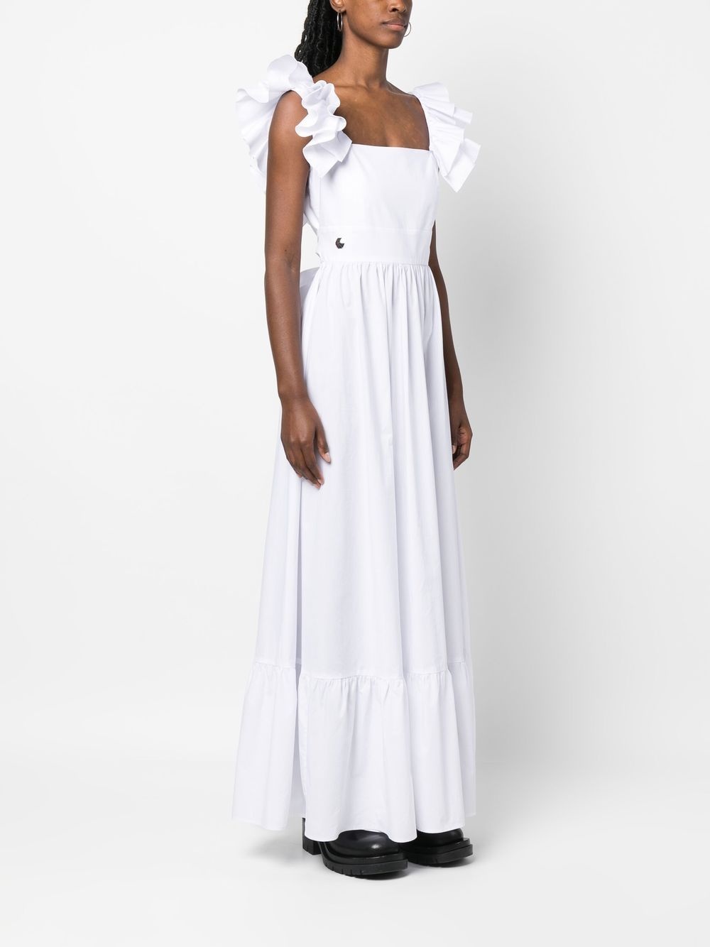 ruffle-detail maxi dress - 3