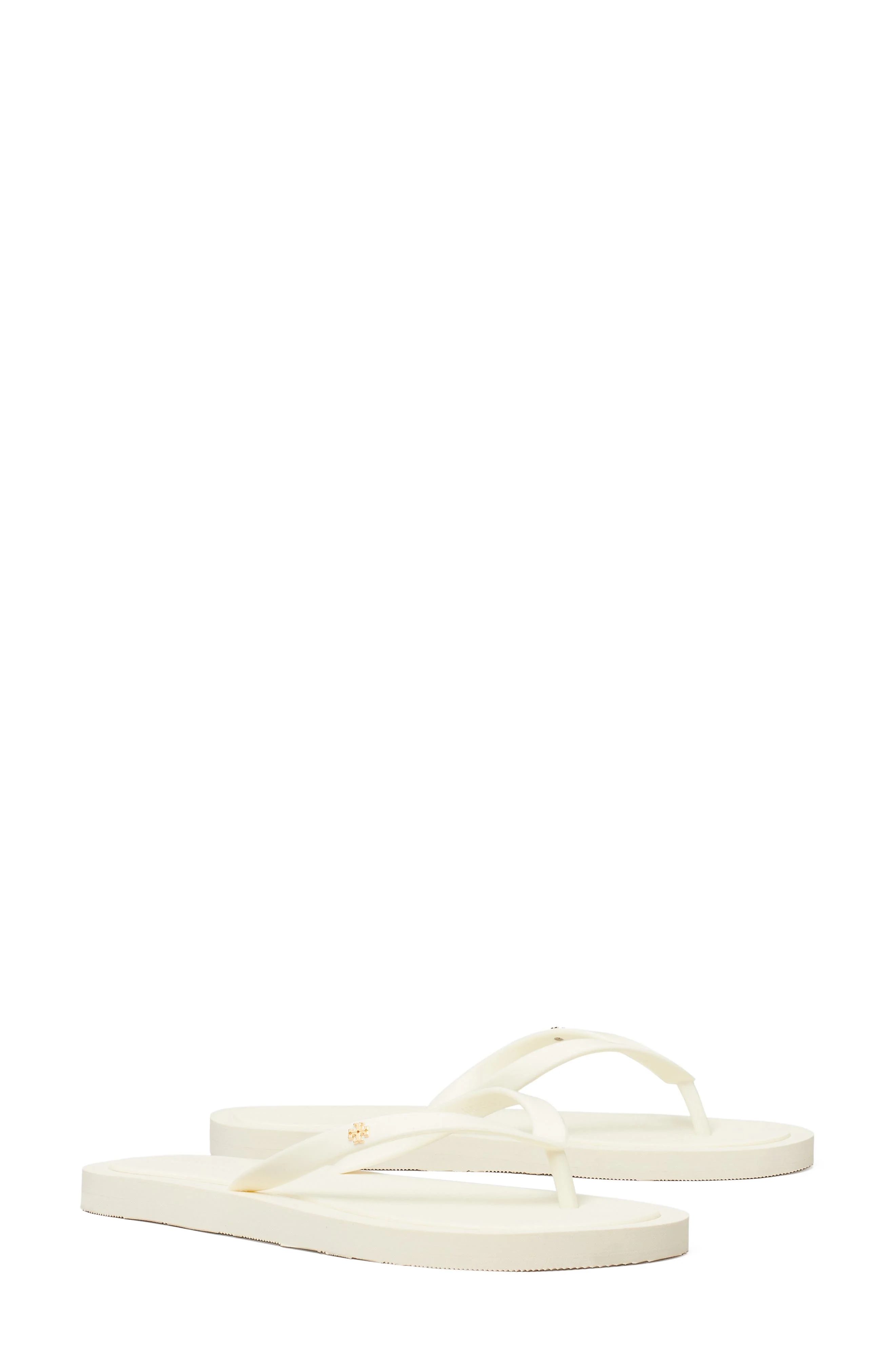 Tory Burch Kira Flip Flop in New Ivory /Gold at Nordstrom - 1