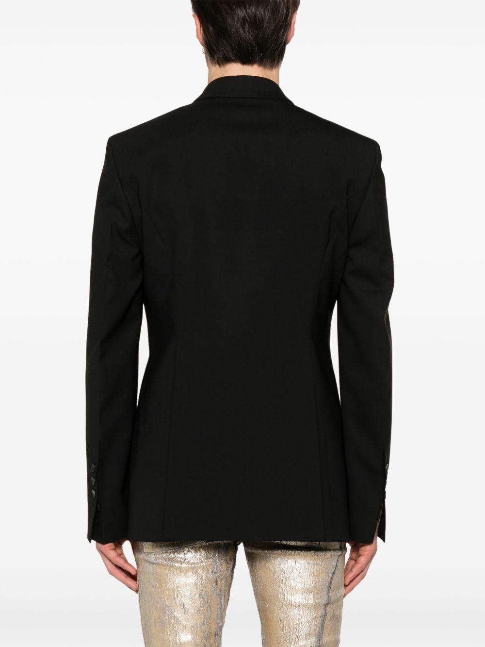 single-breasted blazer - 4