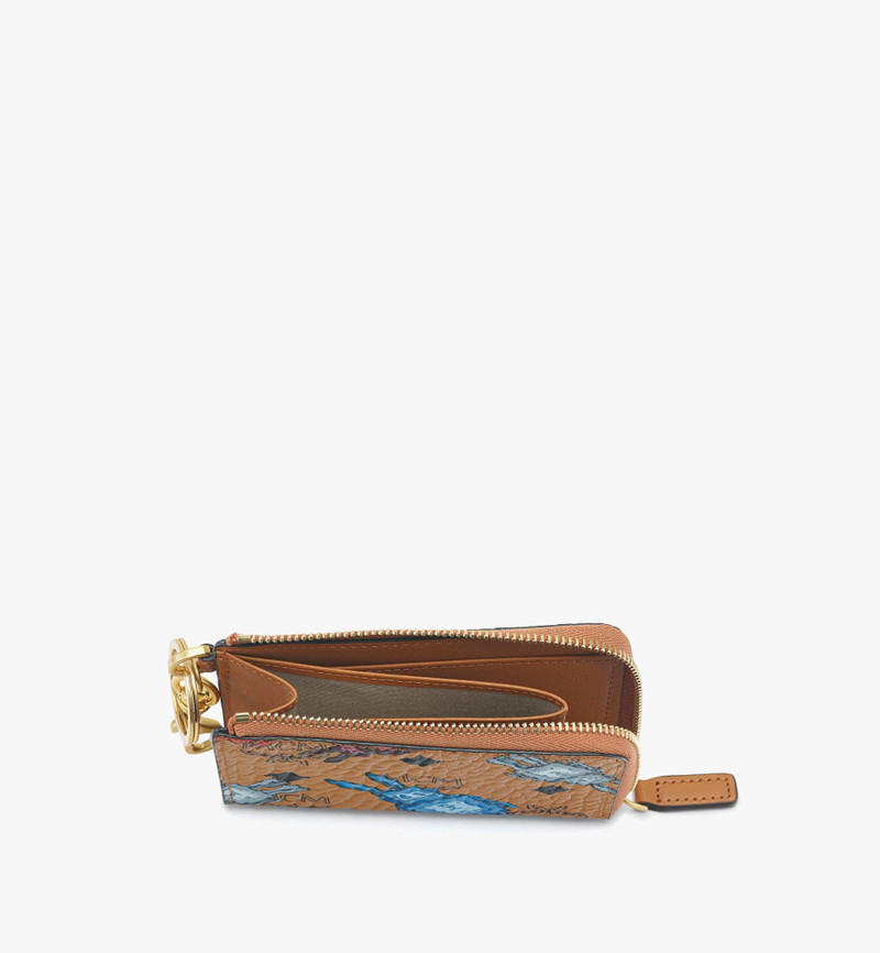 MCM Aren Card Pouch in Rabot Visetos outlook