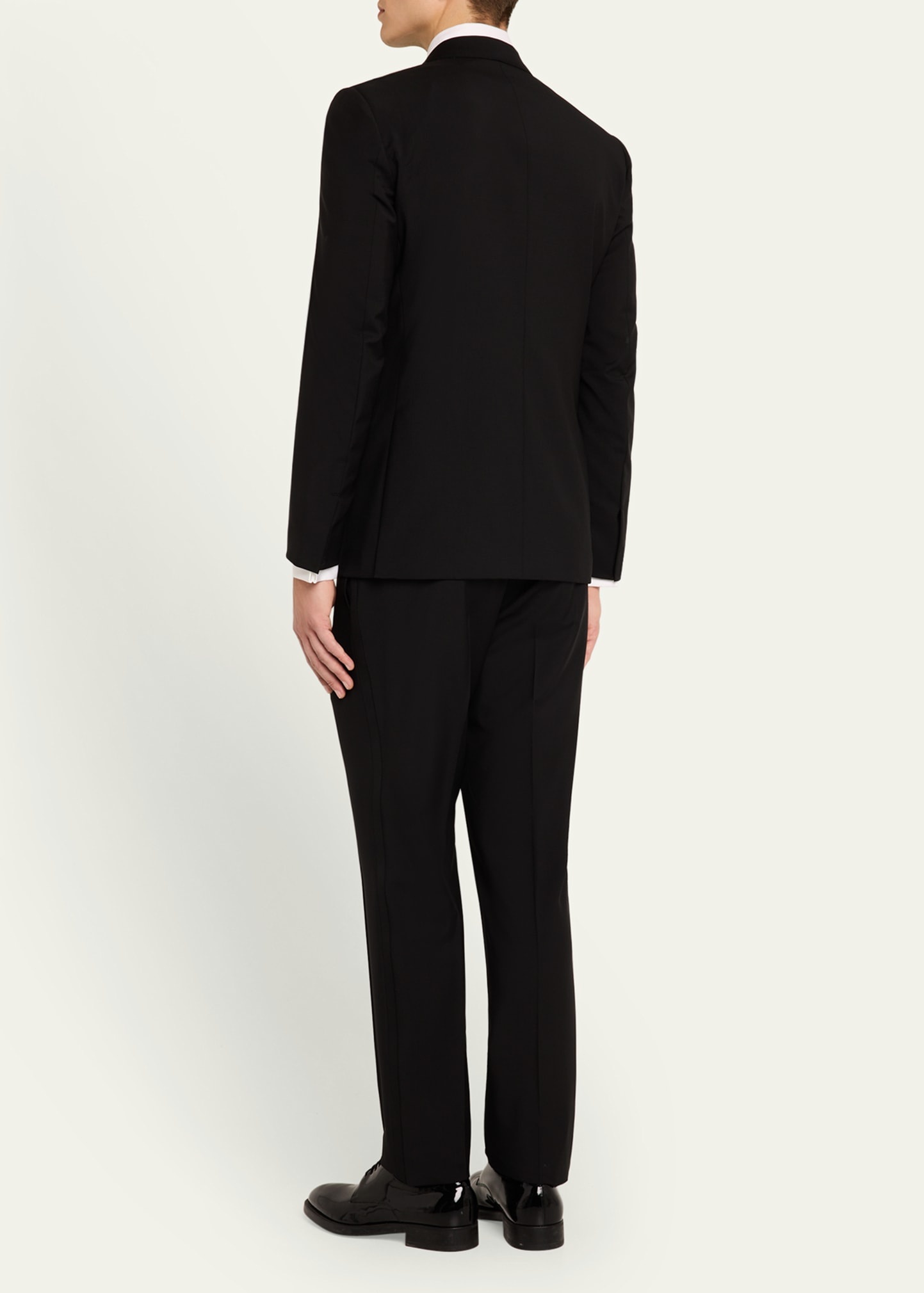 Men's Wool-Mohair Solid Tuxedo - 3